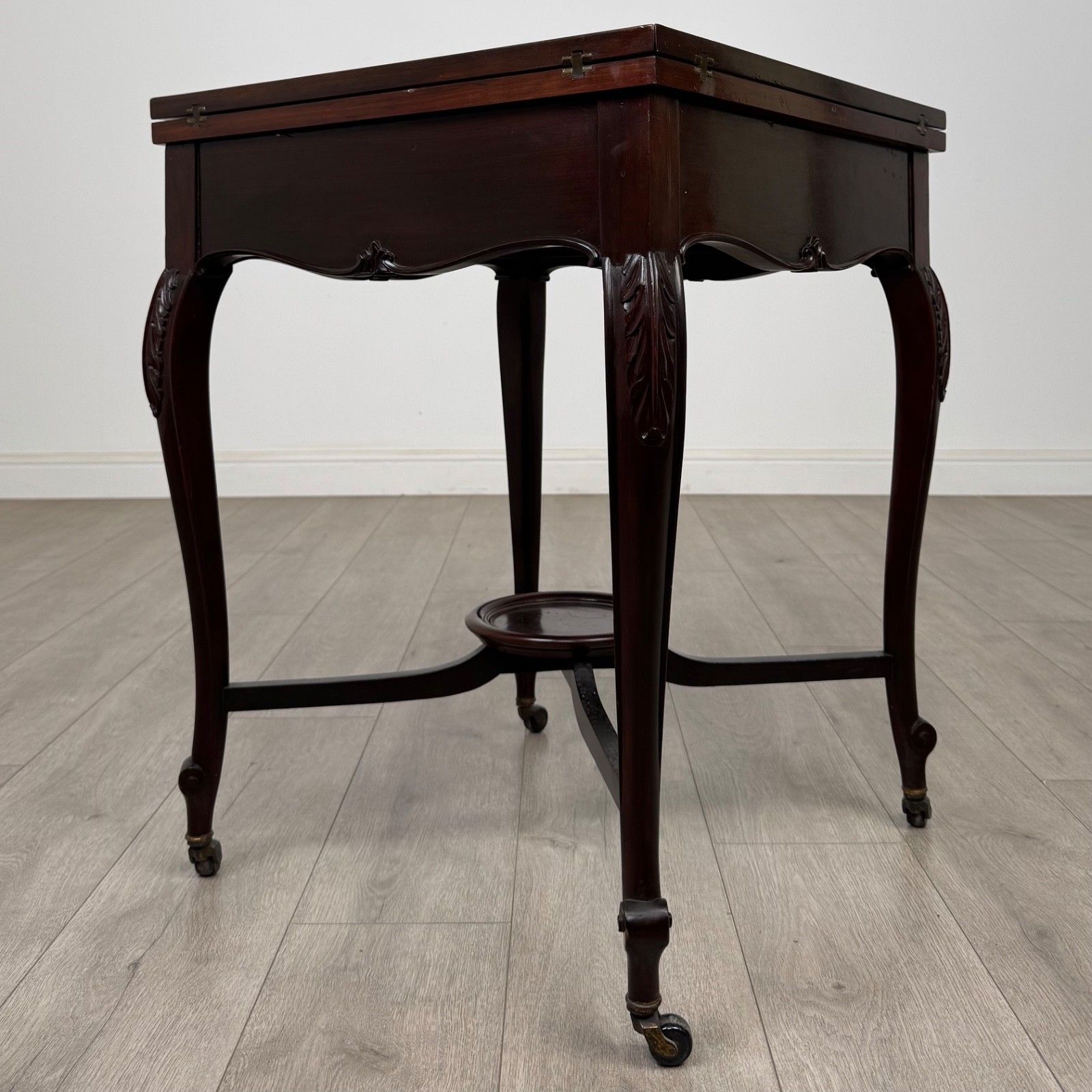 Antique 20th Century Envelope Card Table In Mahogany ( Af 5627 ) photo vinterior