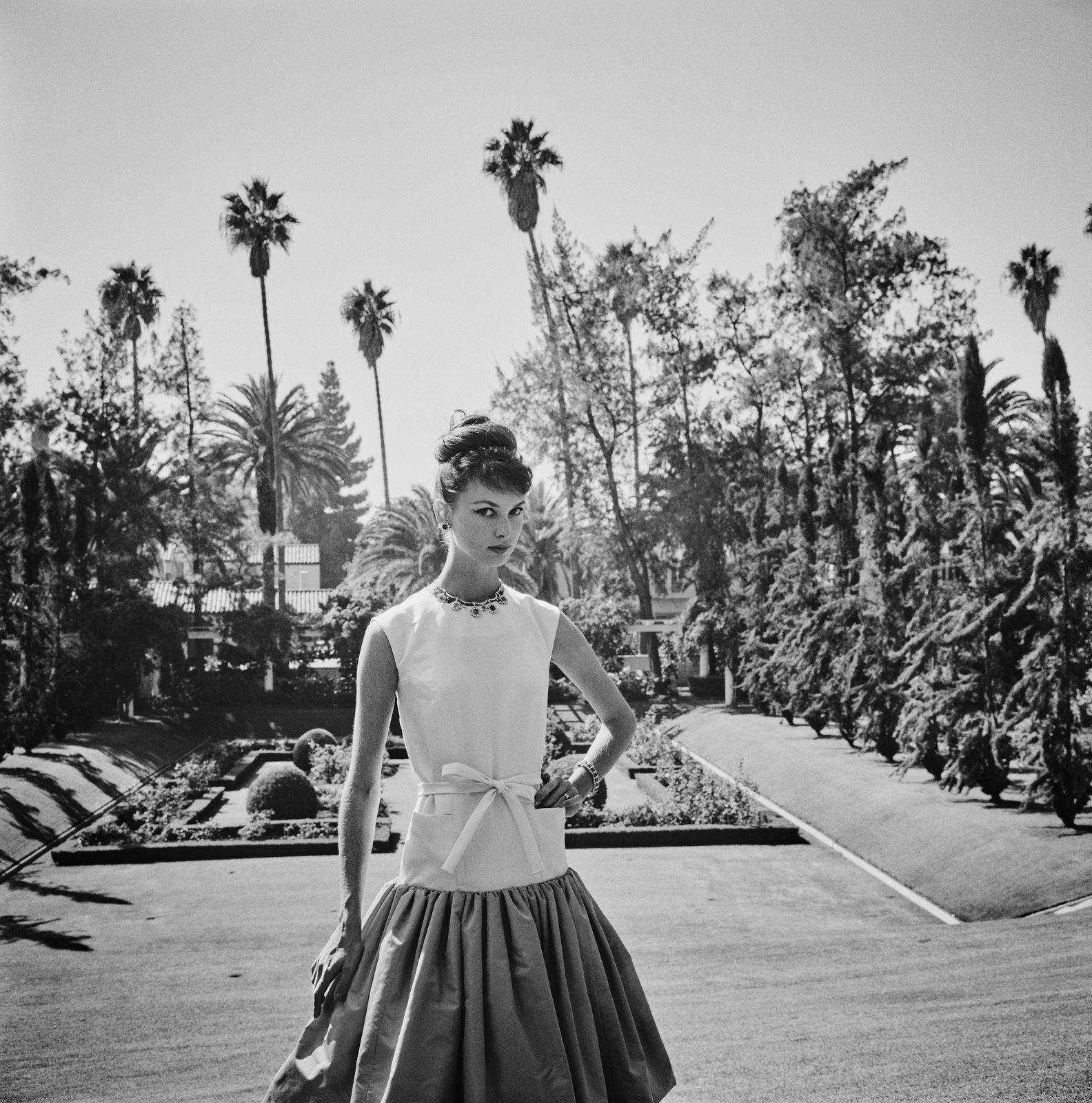 Slim Aarons 'Beverly Hills Model' Archival Pigment Print Framed In Black