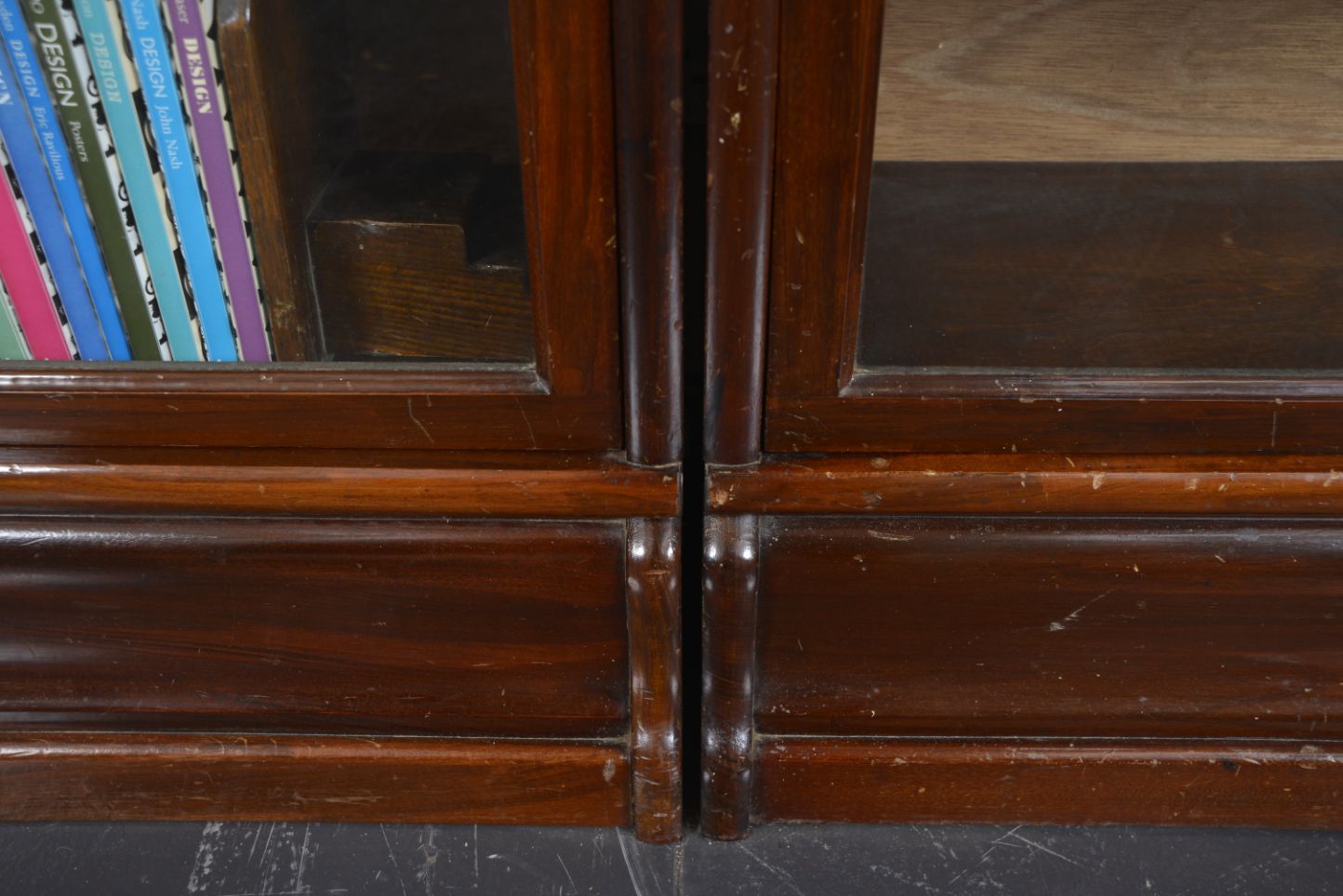 photo buy Set Of 9 Antique Mahogany Globe Wernicke Barristers Glazed Stacking Bookcase Cabinet Of Curiosities Uk