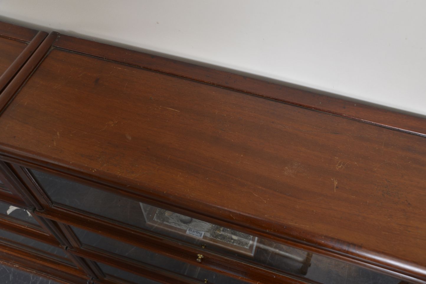 photo vintage Set Of 9 Antique Mahogany Globe Wernicke Barristers Glazed Stacking Bookcase Cabinet Of Curiosities Uk