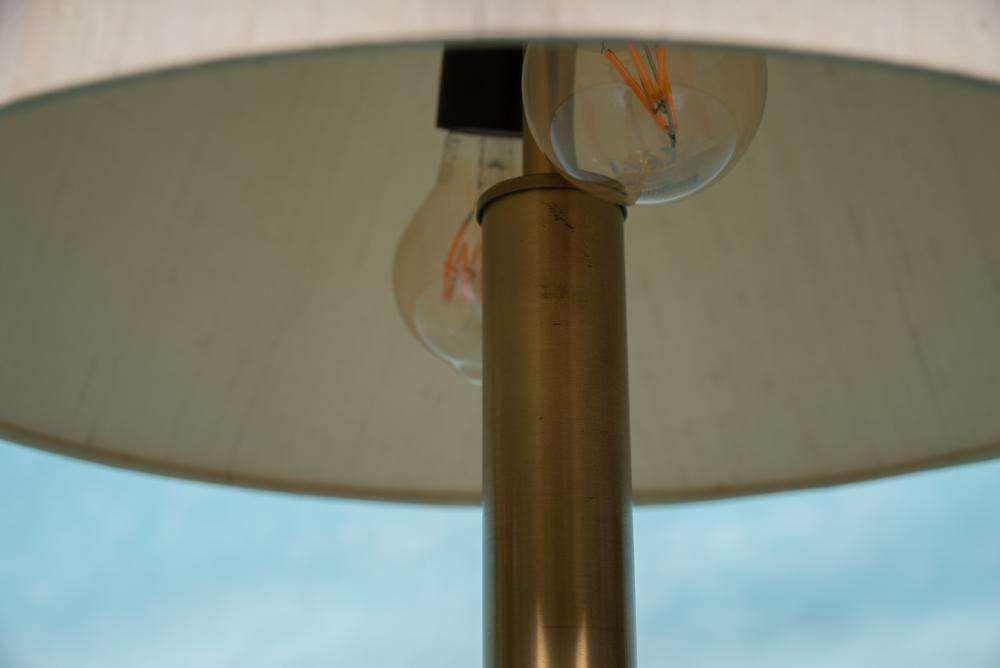 photo furniture Vintage 70s Table Lamp, Minimalist Japandi Desk Light