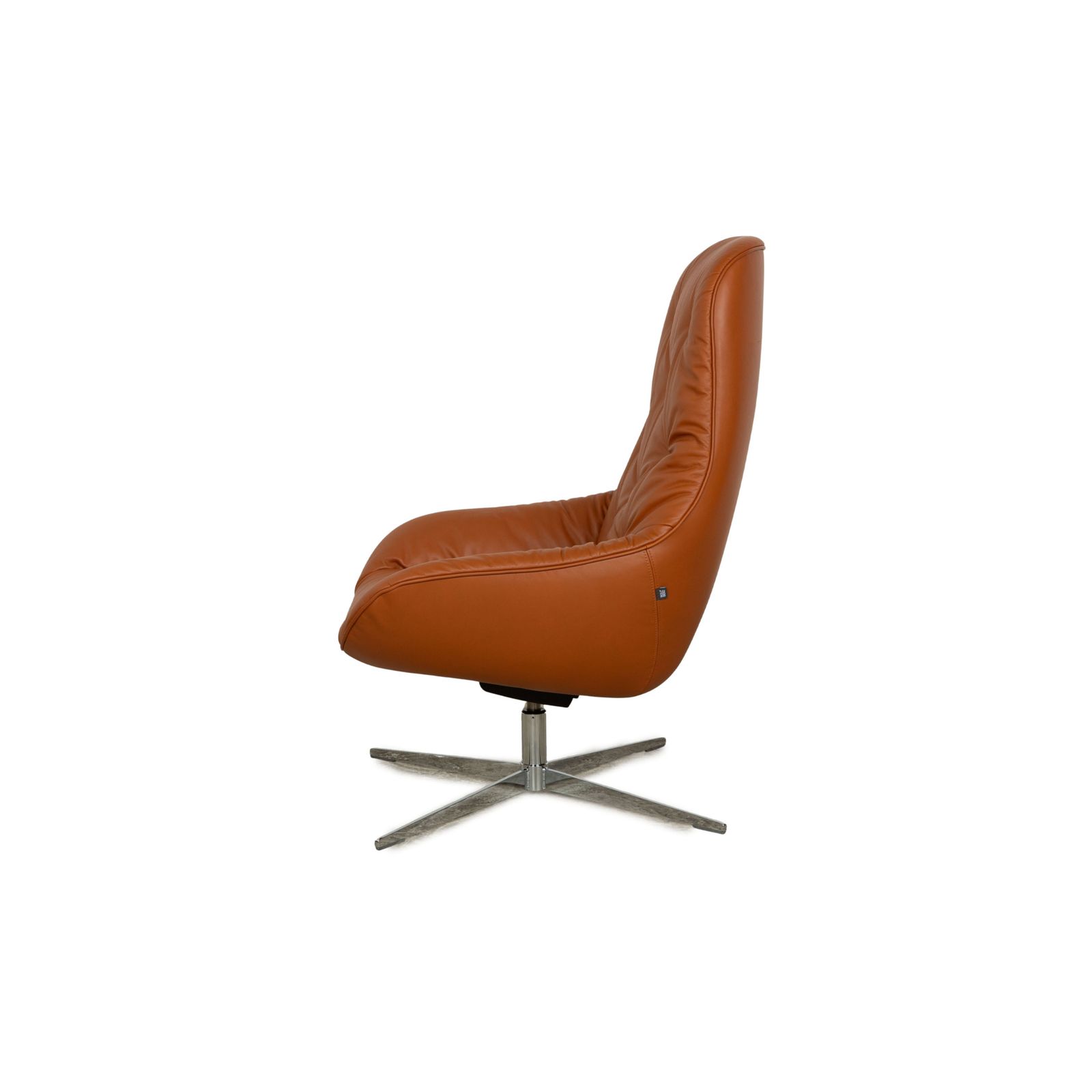Rolf Benz Meg Leather Armchair Brown Sienna Manual Function photo buy