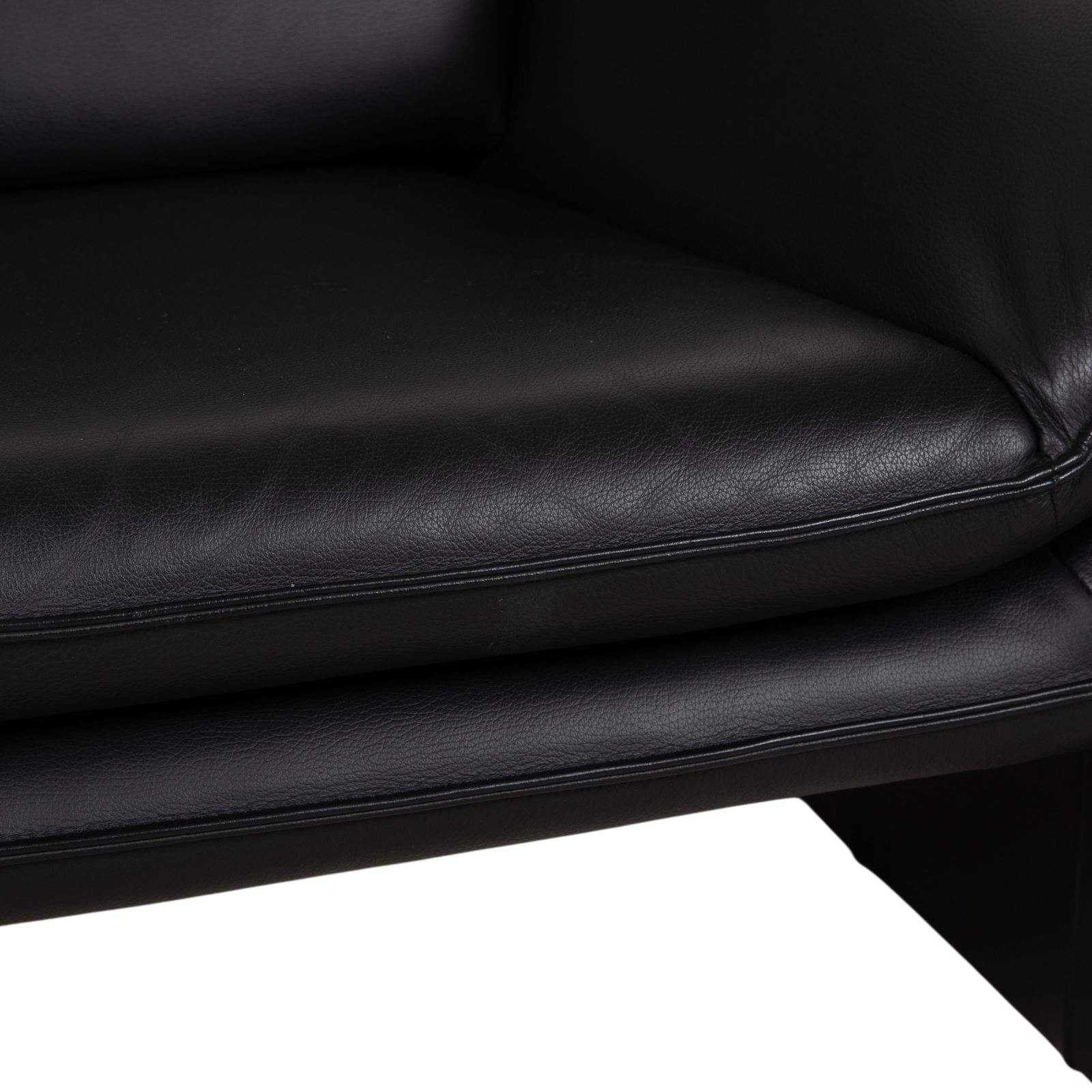 Lauuser Atlanta Leather Armchair Black photo Furniture