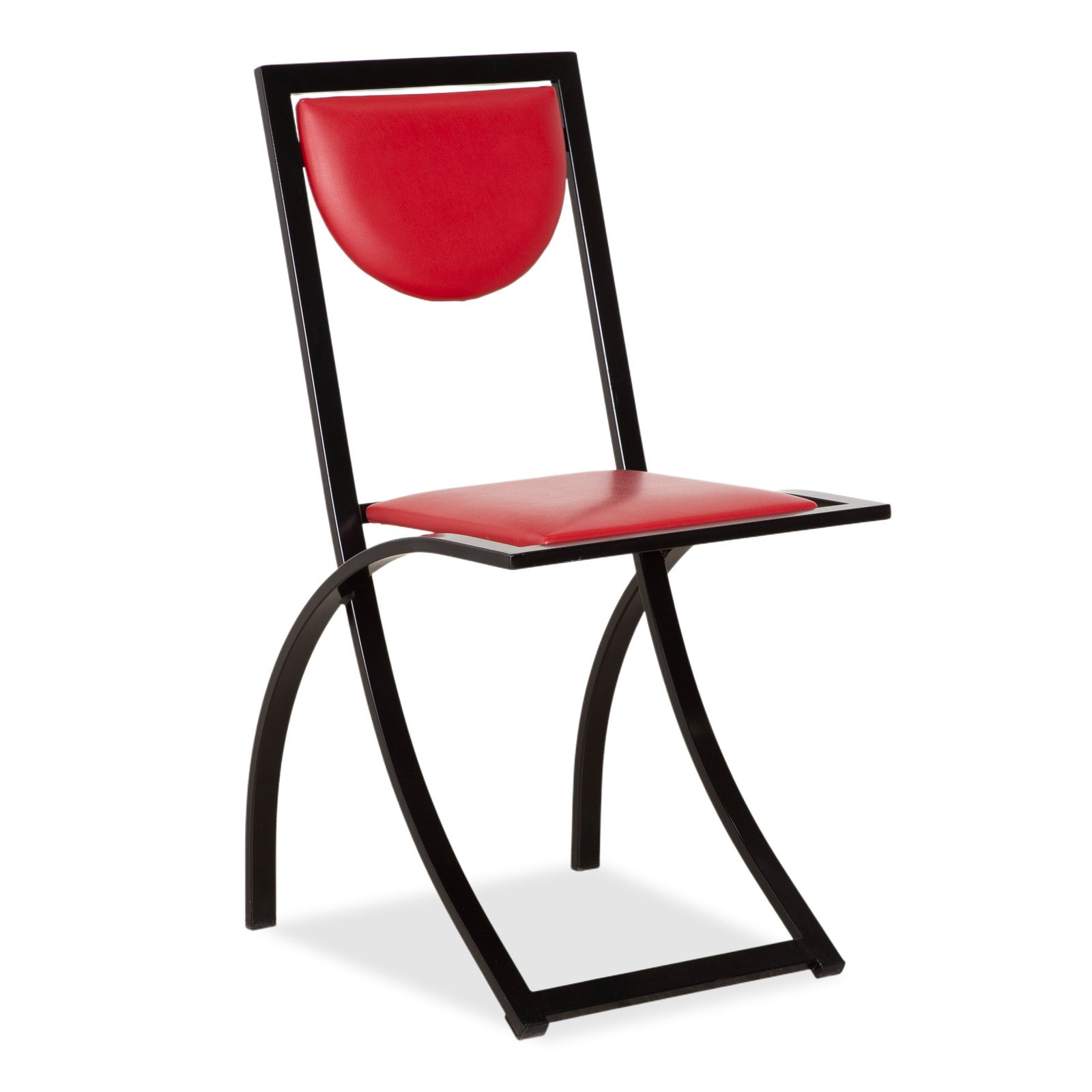 Kff Sinus Leather Chair Red