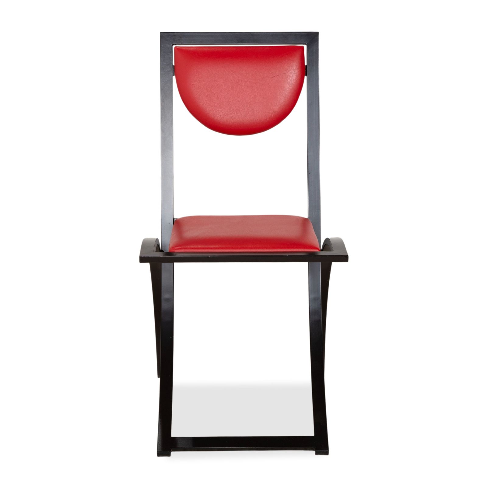 photo for sale Fauteuil KFF Sinus en cuir rouge