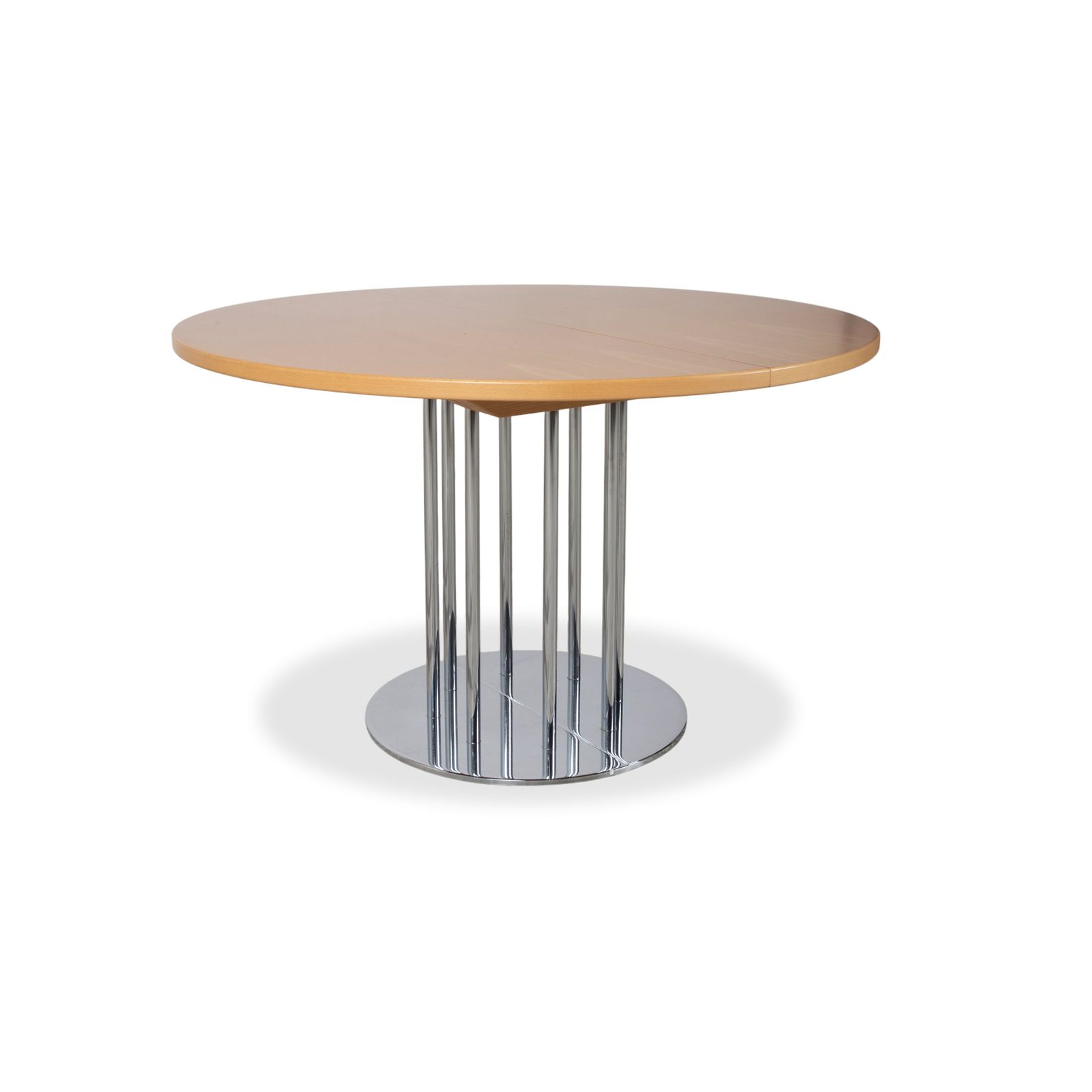 Thonet Wooden Dining Table, Brown, Extendable, 120–240 X 120 Cm