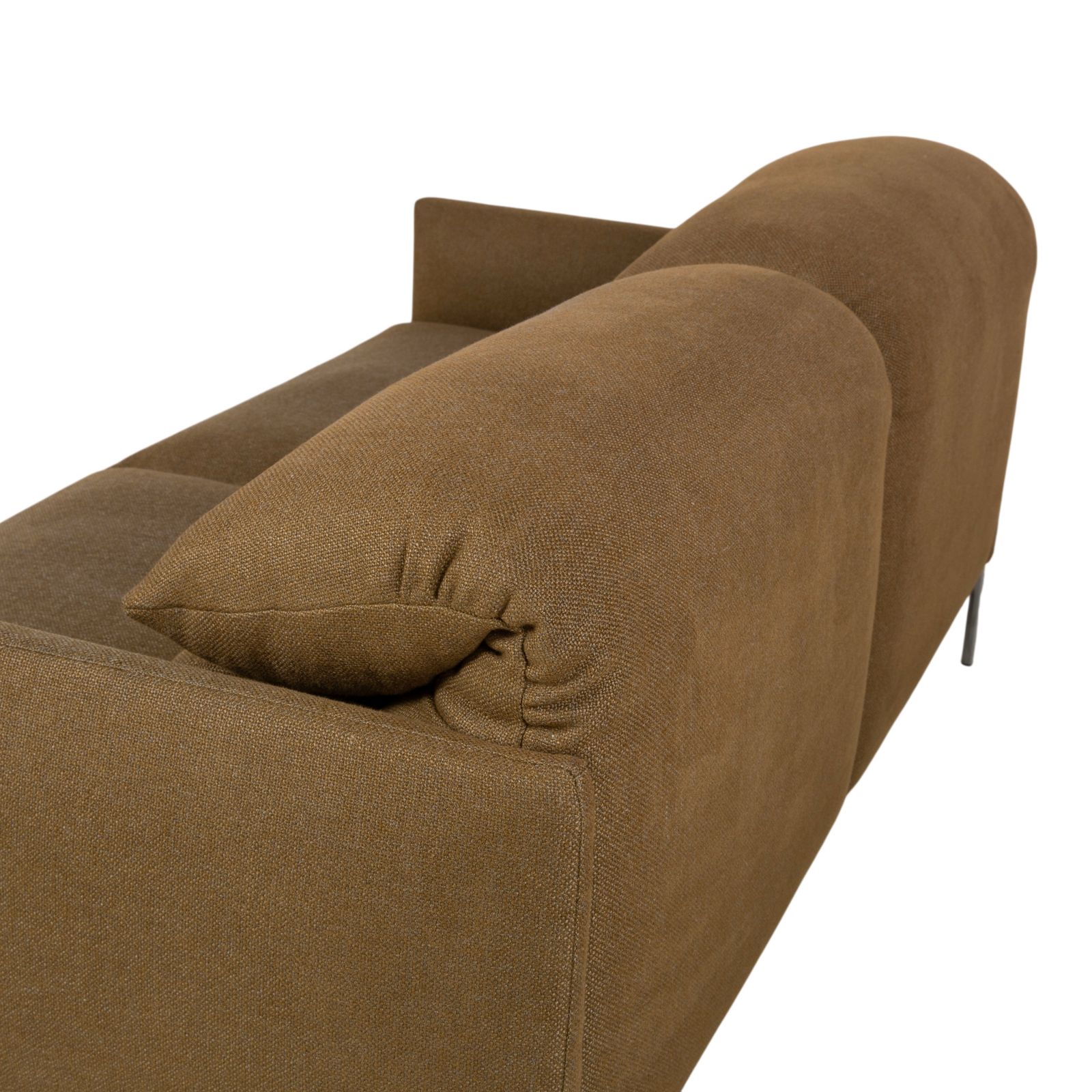 photo furniture Canapé 2 places Cor Avalanche en tissu brun bronze, à mécanisme manuel