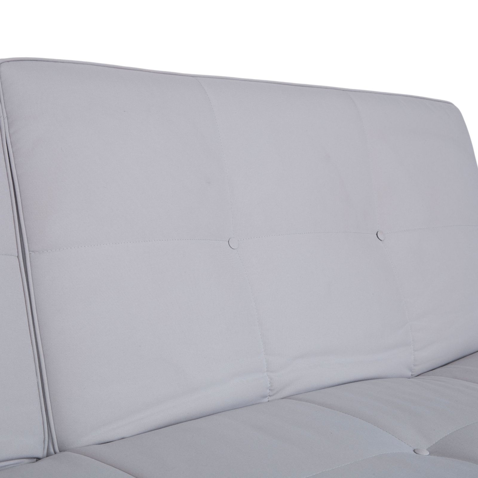 Canapé 3 places en tissu Ligne Roset Smala, gris clair, avec fonction couchage manuelle photo buy