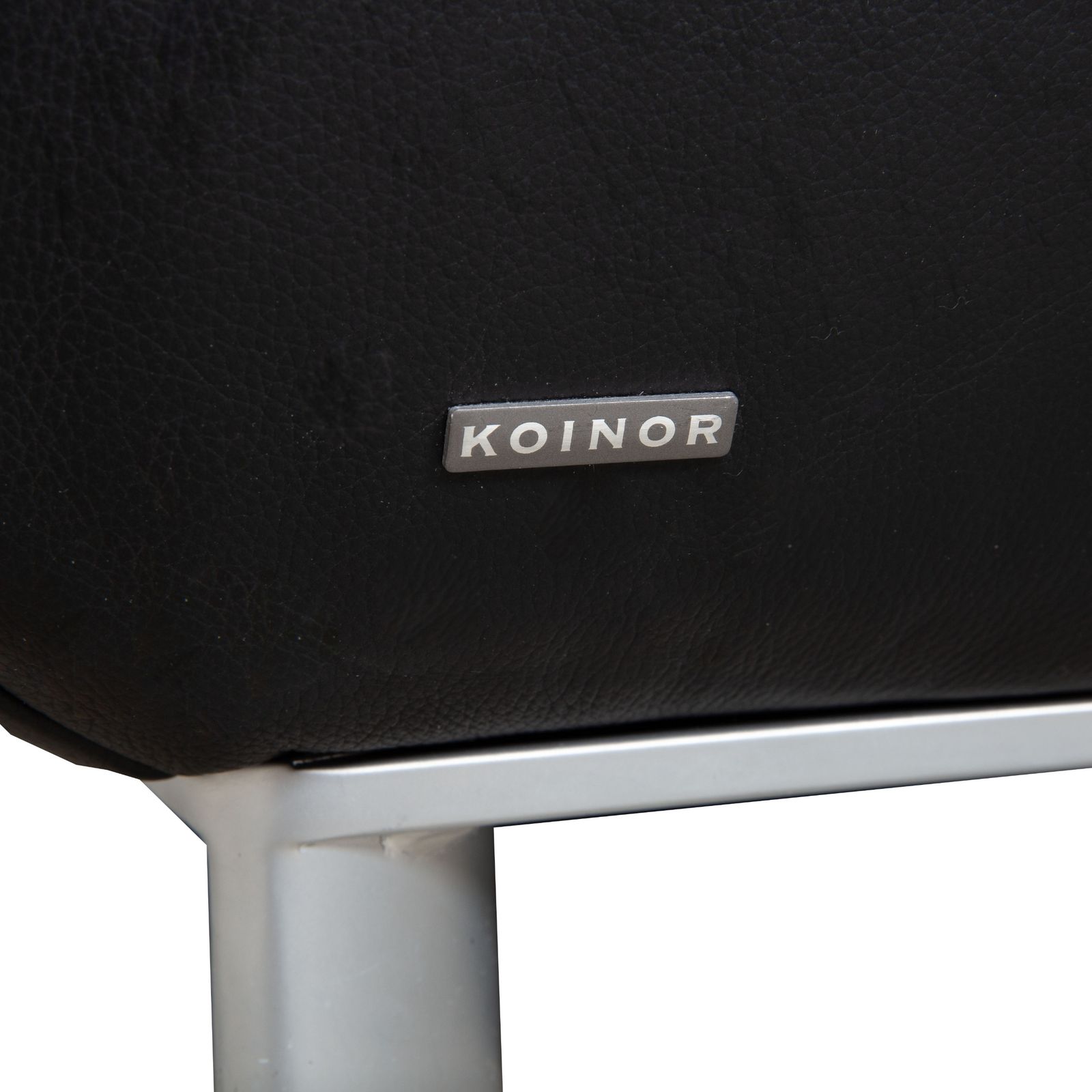 Koinor Volare Two Seater Leather Sofa Black Manual Function photo buy