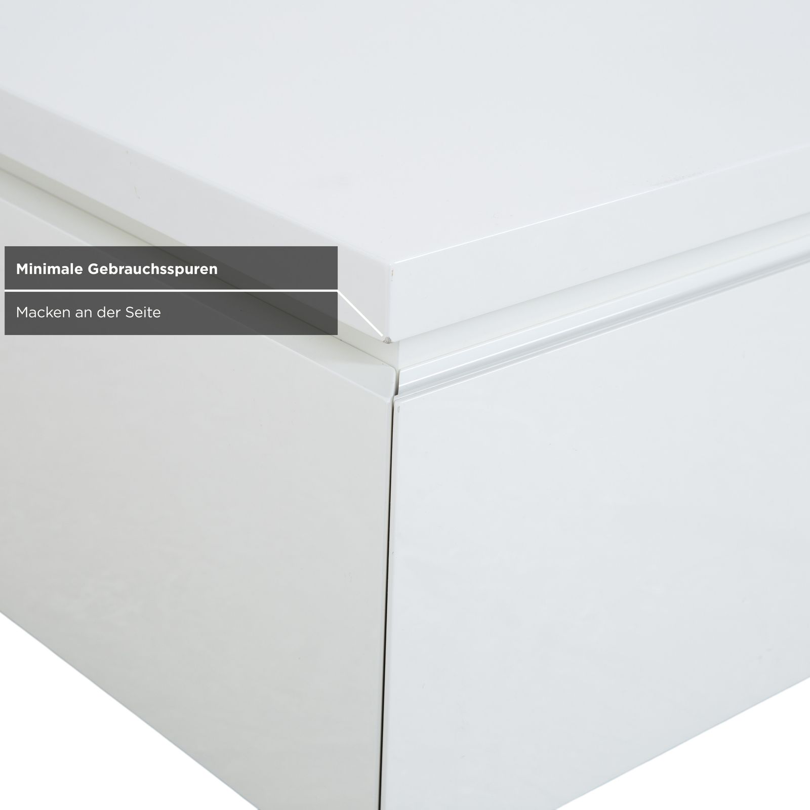 Buffet Interlübke en bois, blanc crème, lowboard, meuble TV photo buy