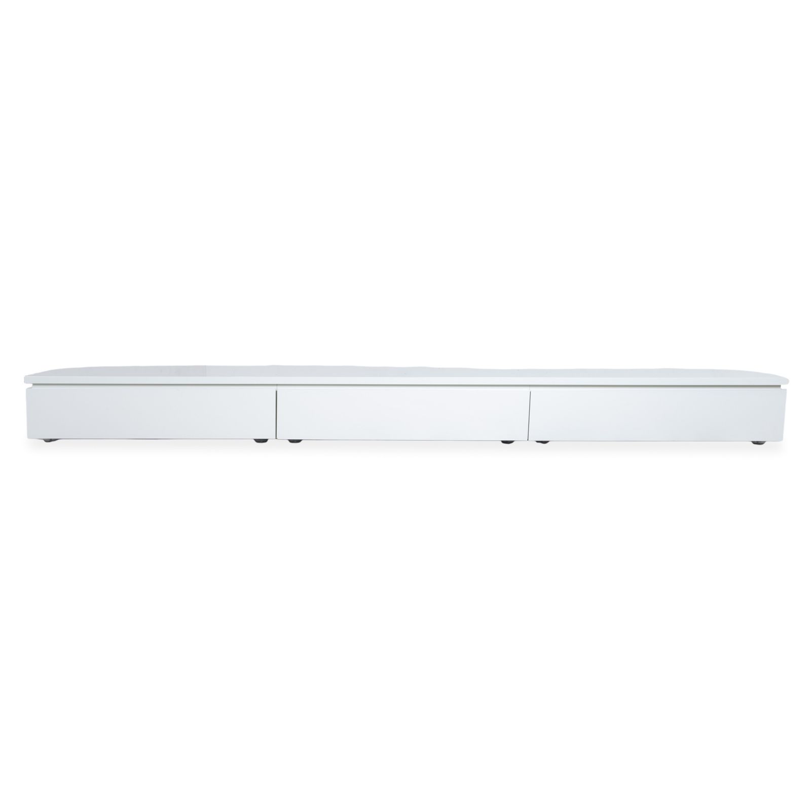photo furniture Buffet Interlübke en bois, blanc crème, lowboard, meuble TV