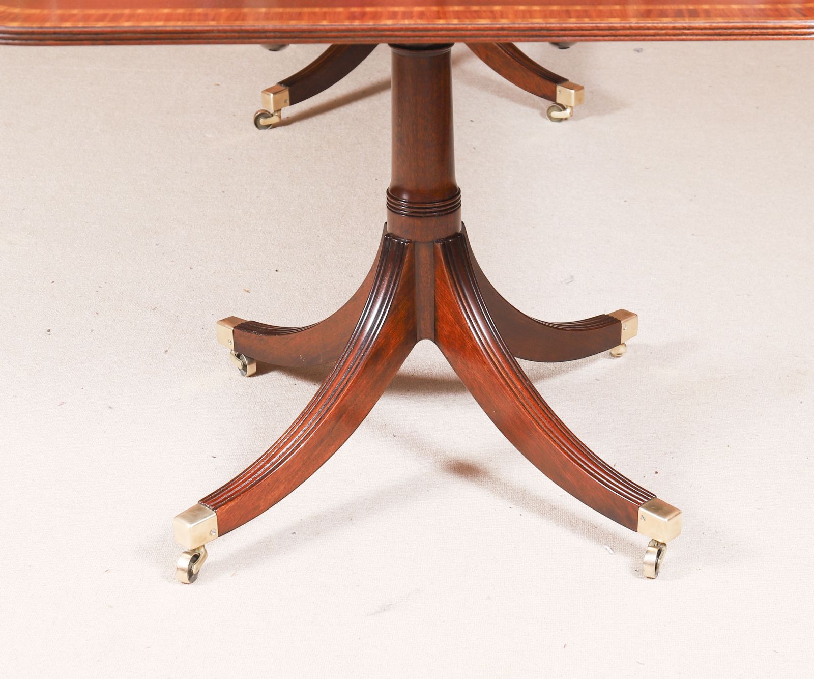 photo for sale Vintage Dining Table By William Tillman & 10 Swagback Chairs 20th C