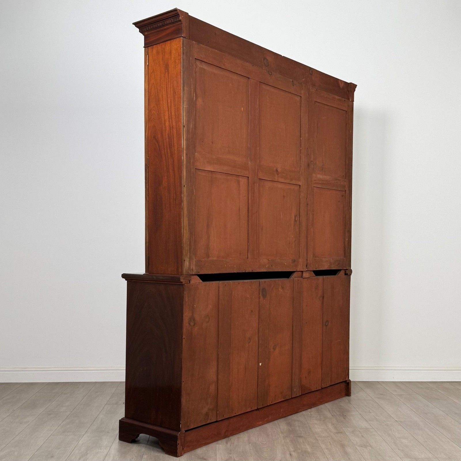 Antique 18th Century Large Georgian Bookcase In Mahogany ( Af 5610 ) photo 2950.0