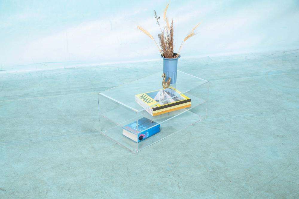 Space Age Dressoir Acrylglas, Ghost Sidetable Jaren 1970 photo for sale