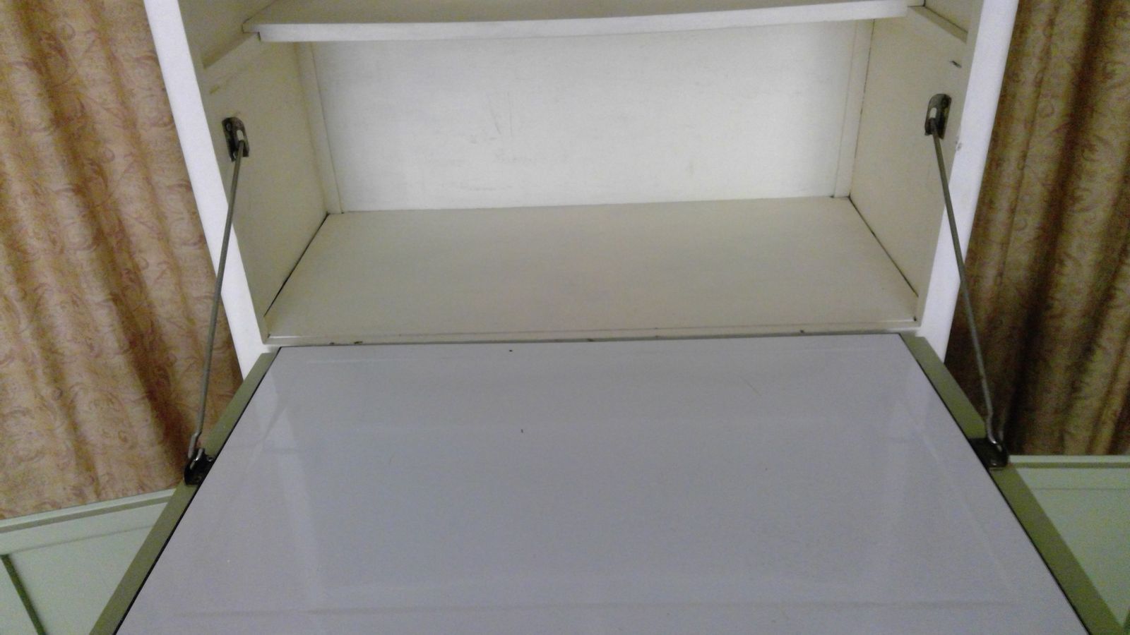 A. Ahlstrom Osakeyhtio Warkaus Finnish 1950's Kitchenette Cabinet With Original Manufacturer's Label photo Furniture