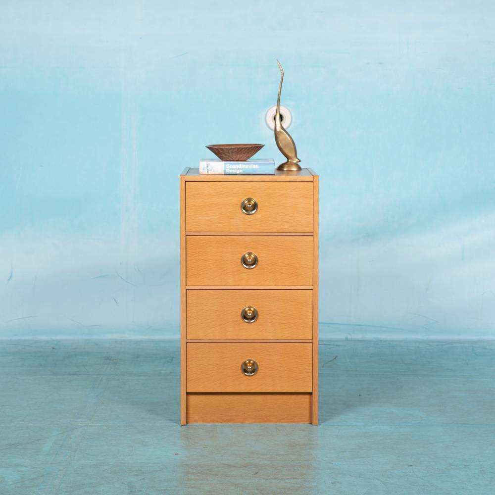 Minimalistische Scandinavische Ladekast In Blond Eiken, Mid Century Modern photo furniture