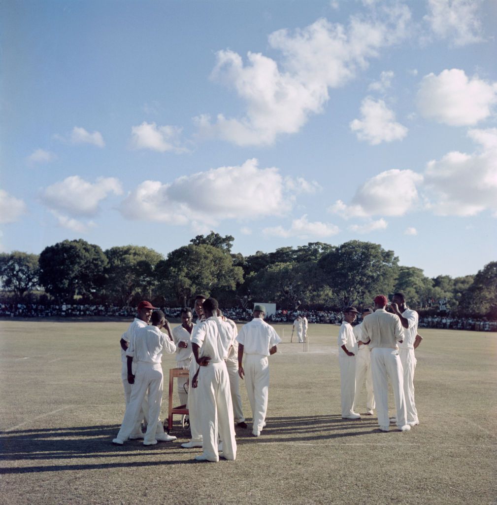 Slim Aarons 'Cricket In Antigua' Archival Pigment Print Framed In Black