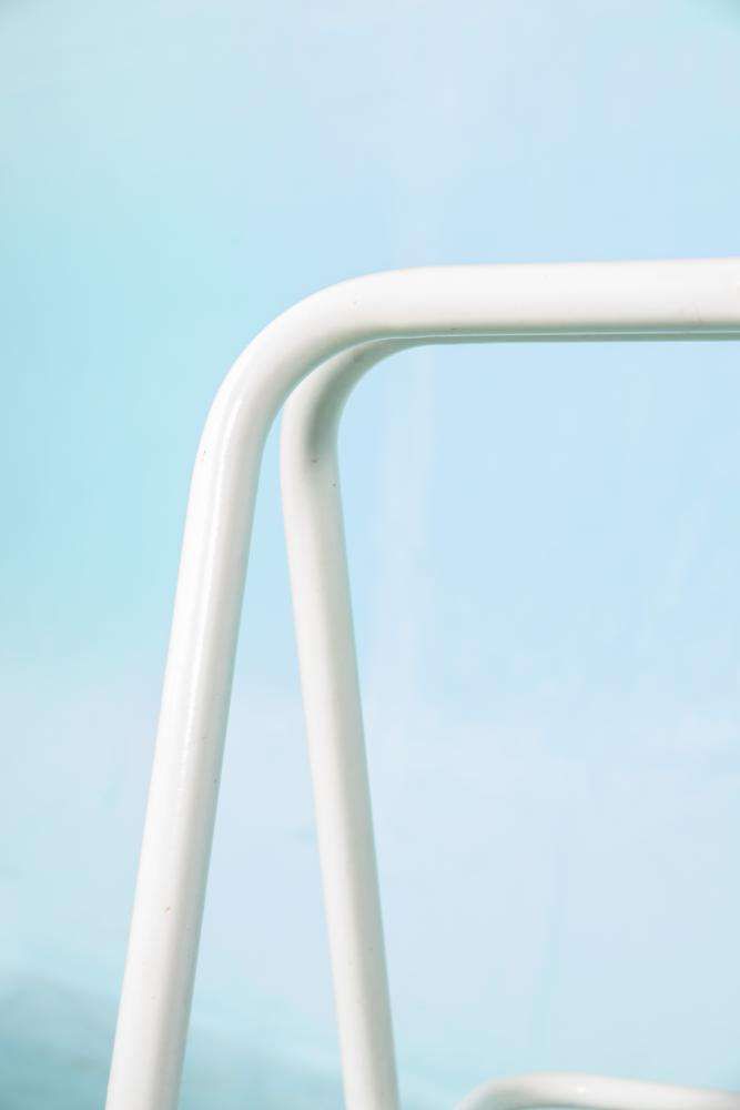 photo furniture Space Age Bar Cart 1970s, Tubular Frame Serving Trolley, Glass