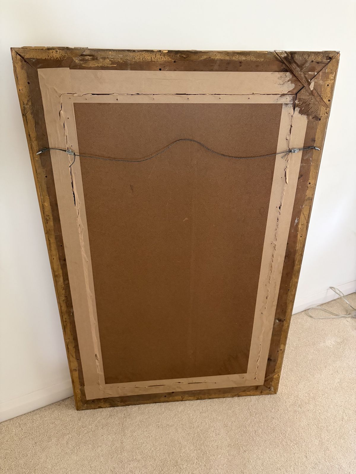 photo furniture Antique French Louis XVI Giltwood Mirror
