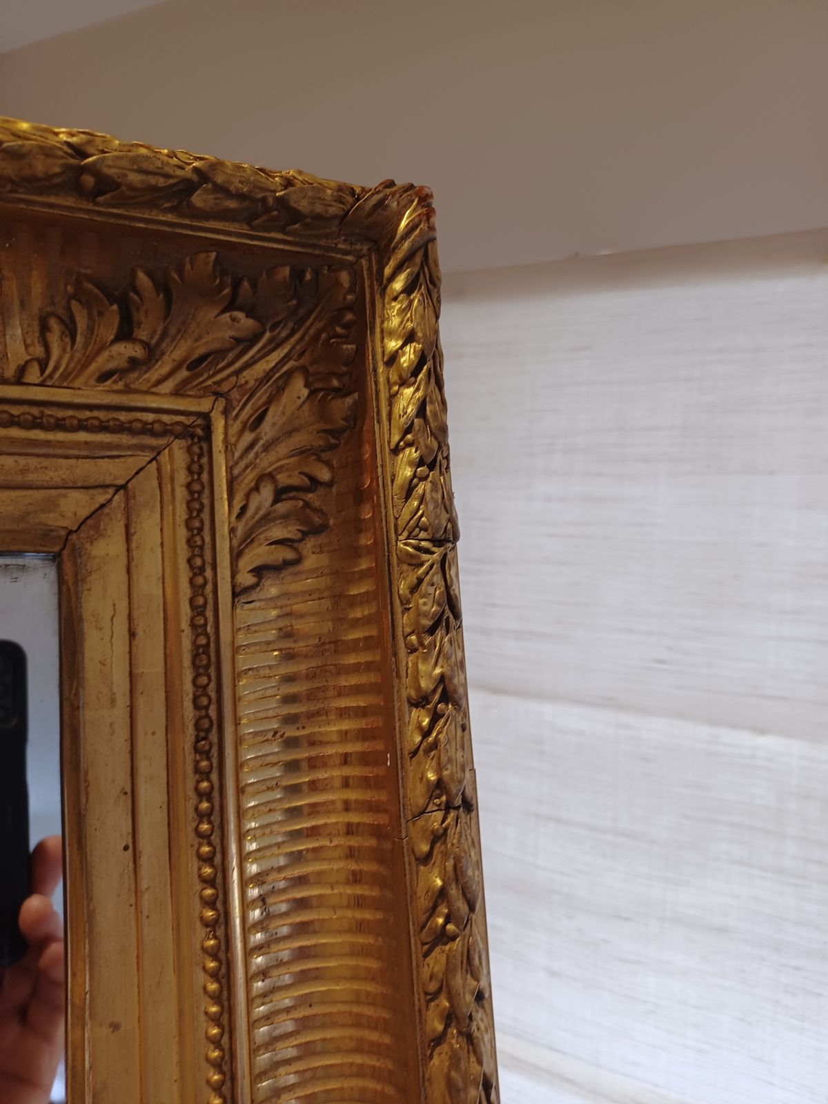 photo buy Antique French Louis XVI Giltwood Mirror
