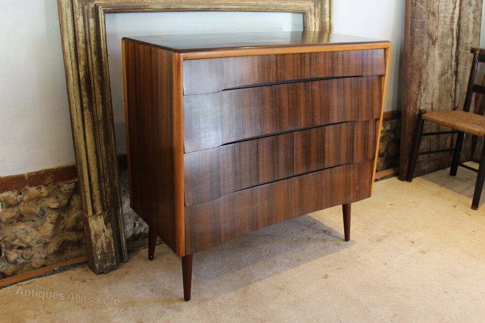 Chest Of Drawers Mid Century Black Walnut C1970 photo furniture