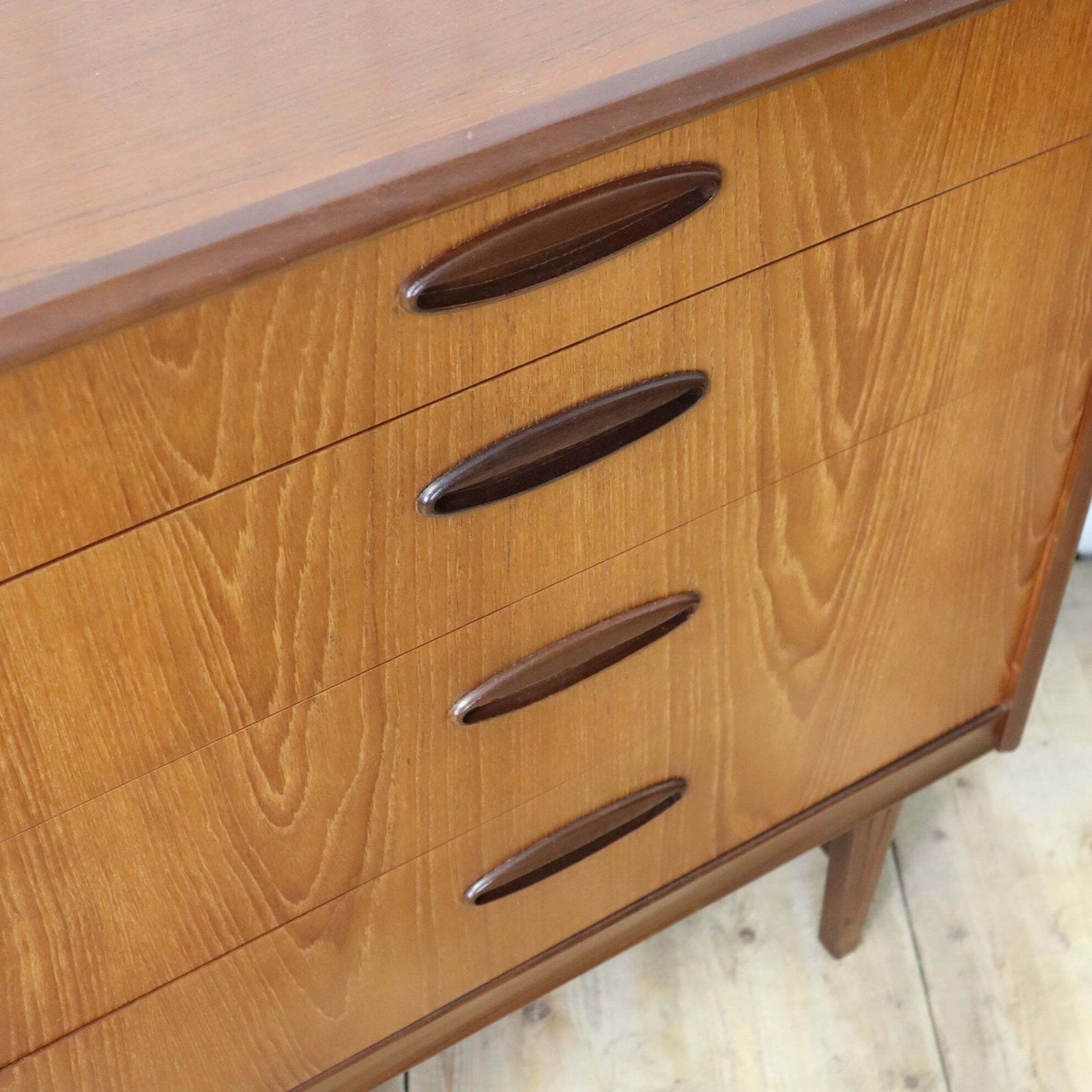 Mid Century Teak Chest Of Drawers photo Furniture