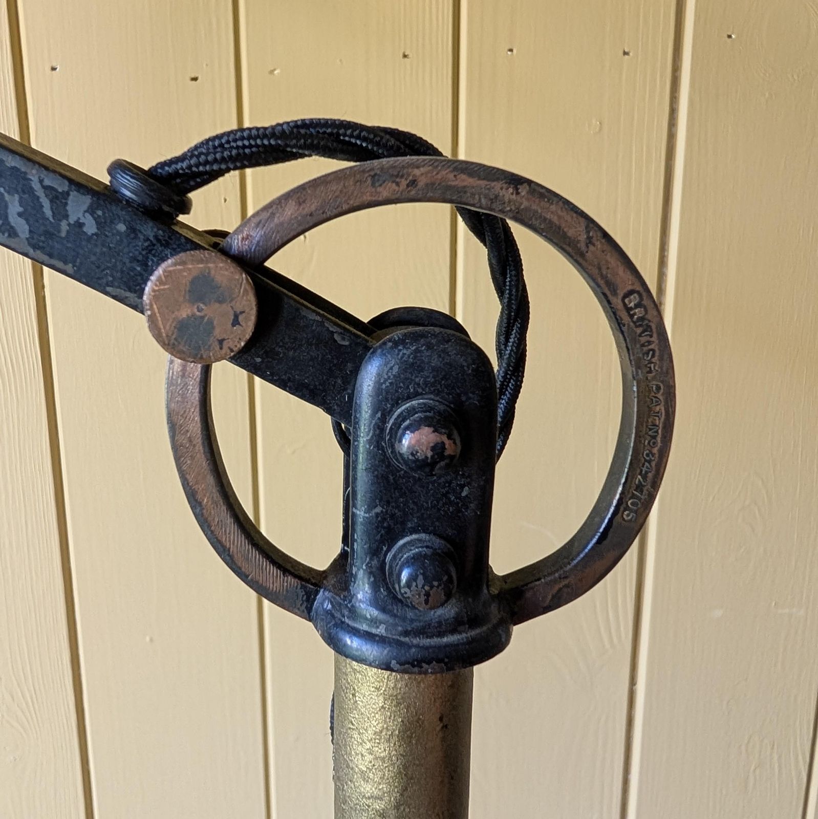 Victorian Articulated Industrial Floor Lamp photo furniture