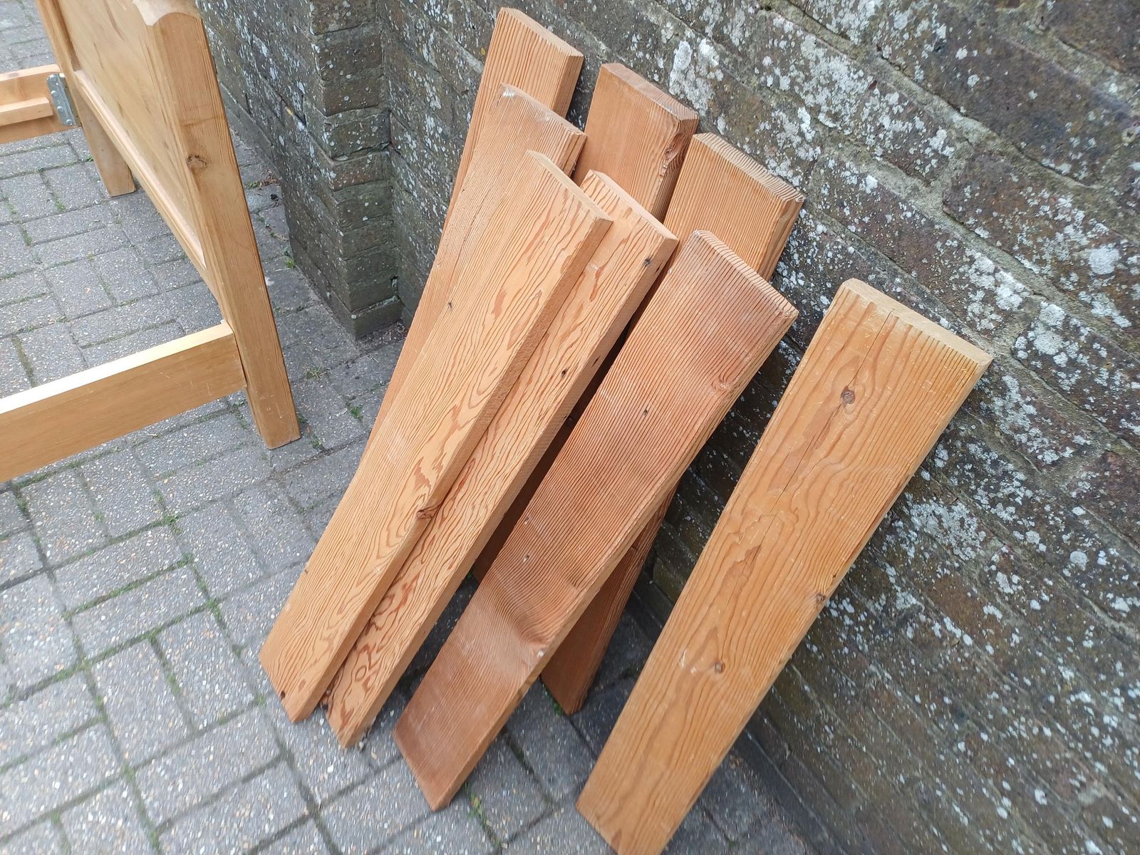 345.0 Early 20th Century French Pine Bed Project Reclaimed Slats 3 Ft Frame Repair Needed Original Antique Wooden Bedstead photo