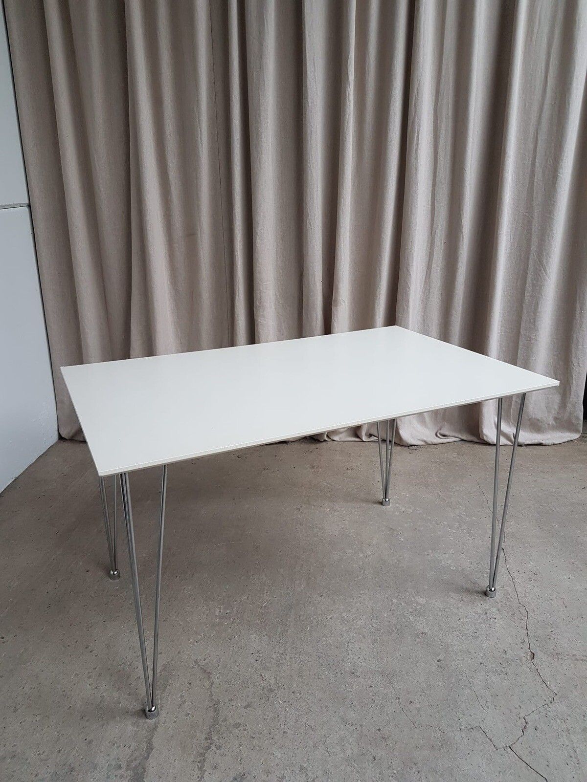 Vtg Late Mid Century Style Modernist Desk Dining Table Danish Scandi Retro R270 photo Furniture