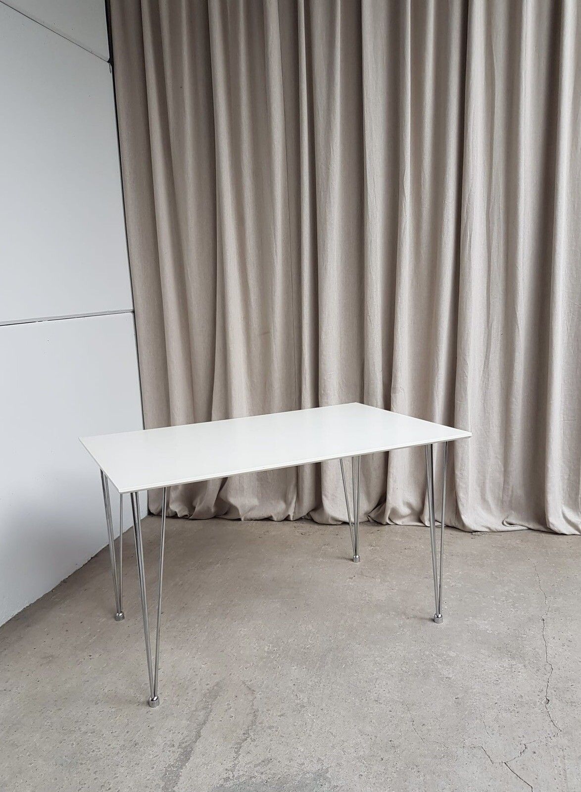 Vtg Late Mid Century Style Modernist Desk Dining Table Danish Scandi Retro R270 photo vinterior