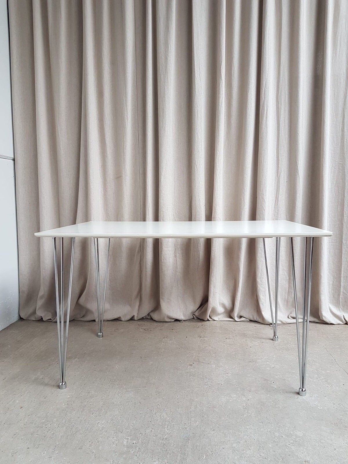 Furniture Vtg Late Mid Century Style Modernist Desk Dining Table Danish Scandi Retro R270 photo