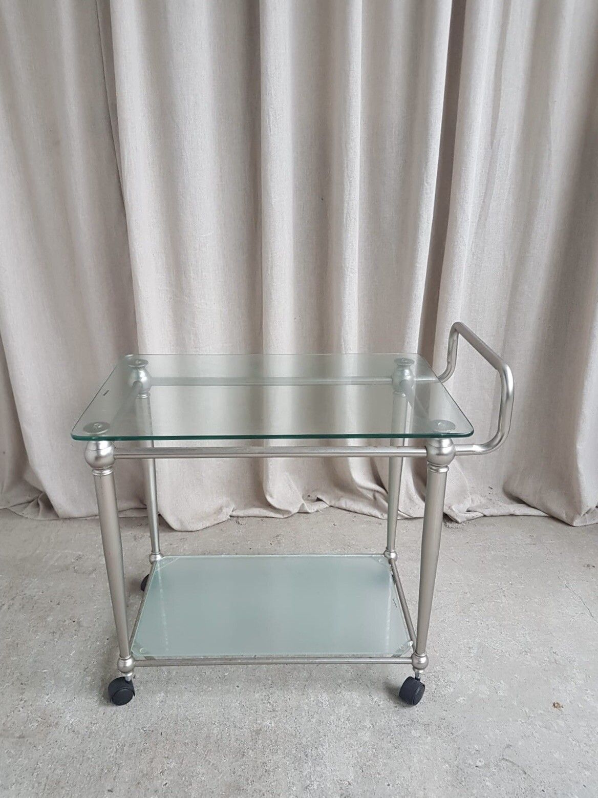Vtg Mid Century Style Bar Side Table Trolley Retro R603 photo vinterior