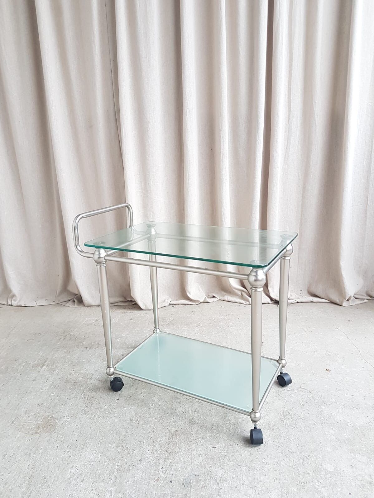 Vtg Mid Century Style Bar Side Table Trolley Retro R603 photo buy