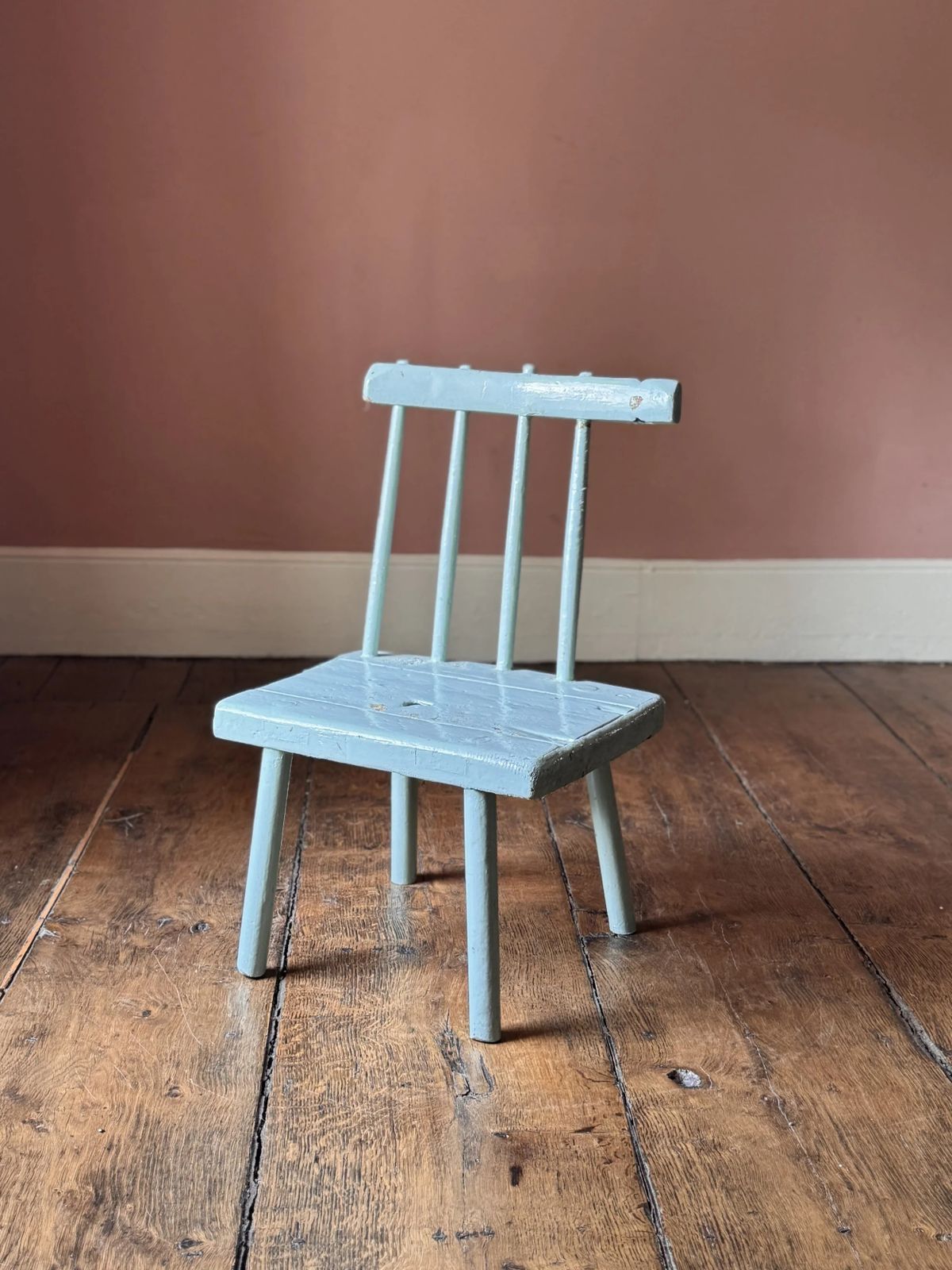 19th Century Painted Irish Country Antrim Hedge Chair