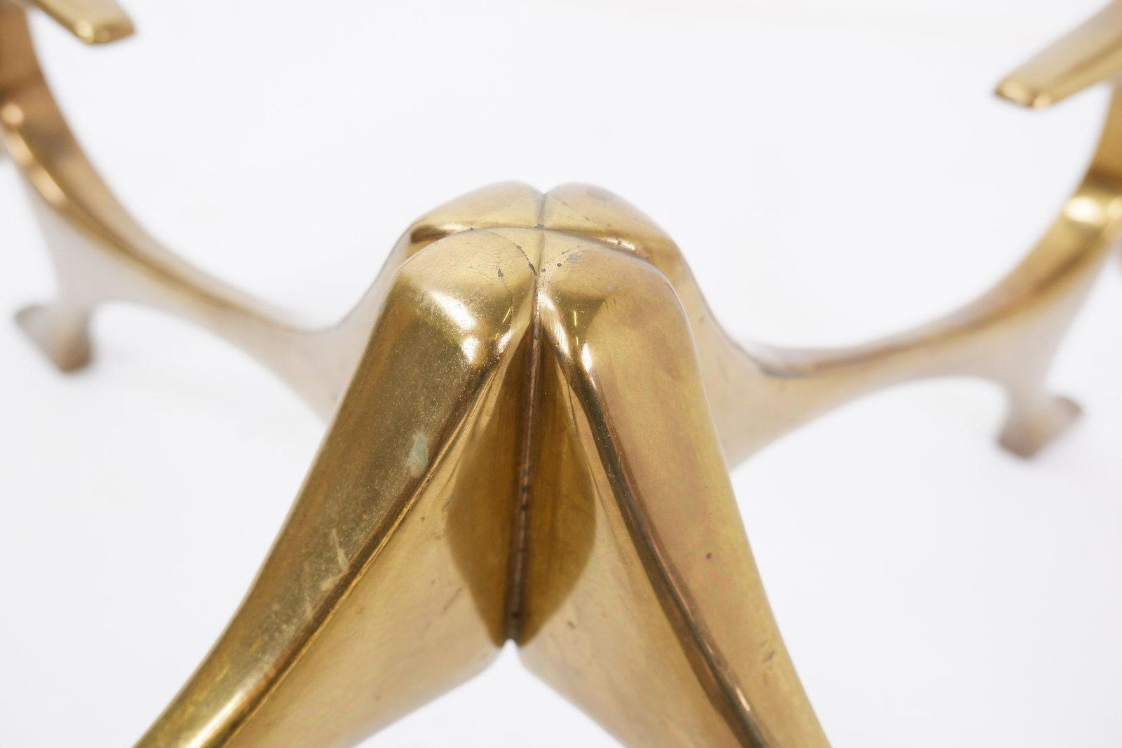 Sculptural Coffee Table In The Style Of Fred Brouard   Circa 1960s photo vinterior