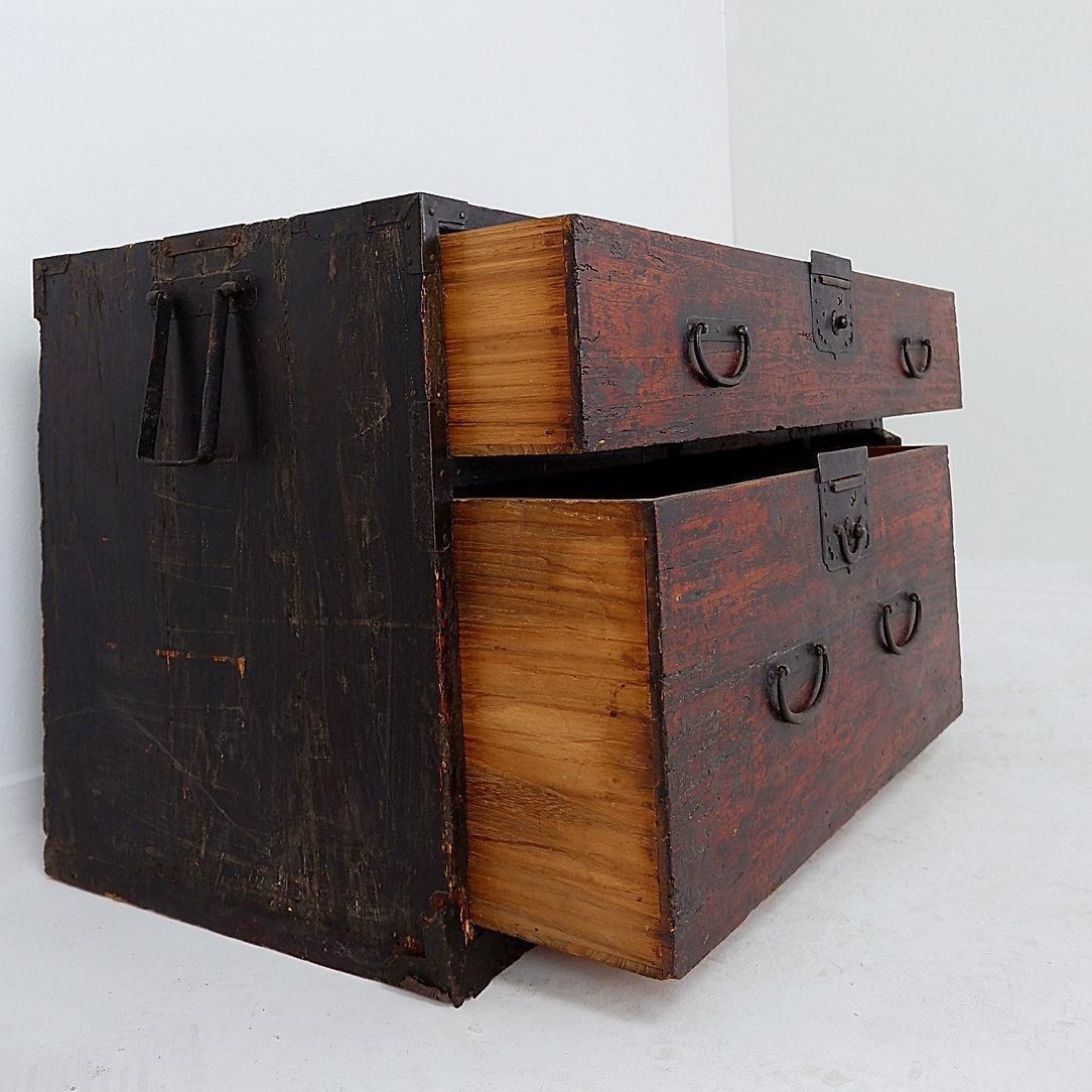 19th Century Antique Japanese Todana Tansu Storage Cabinet photo buy