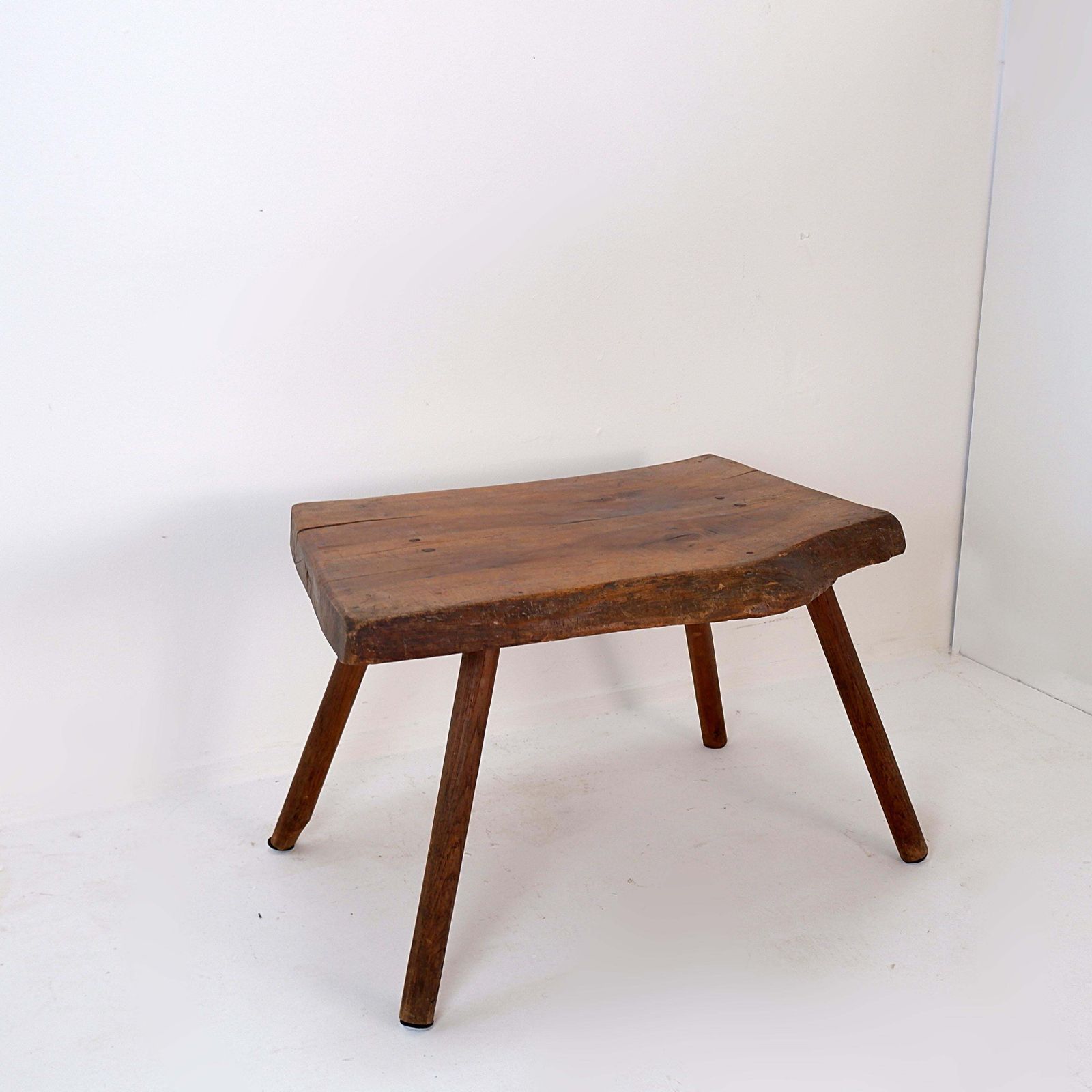 photo vinterior Free Form Brutalist Coffee Table, Wood, Wabi Sabi Style, Circa 1960