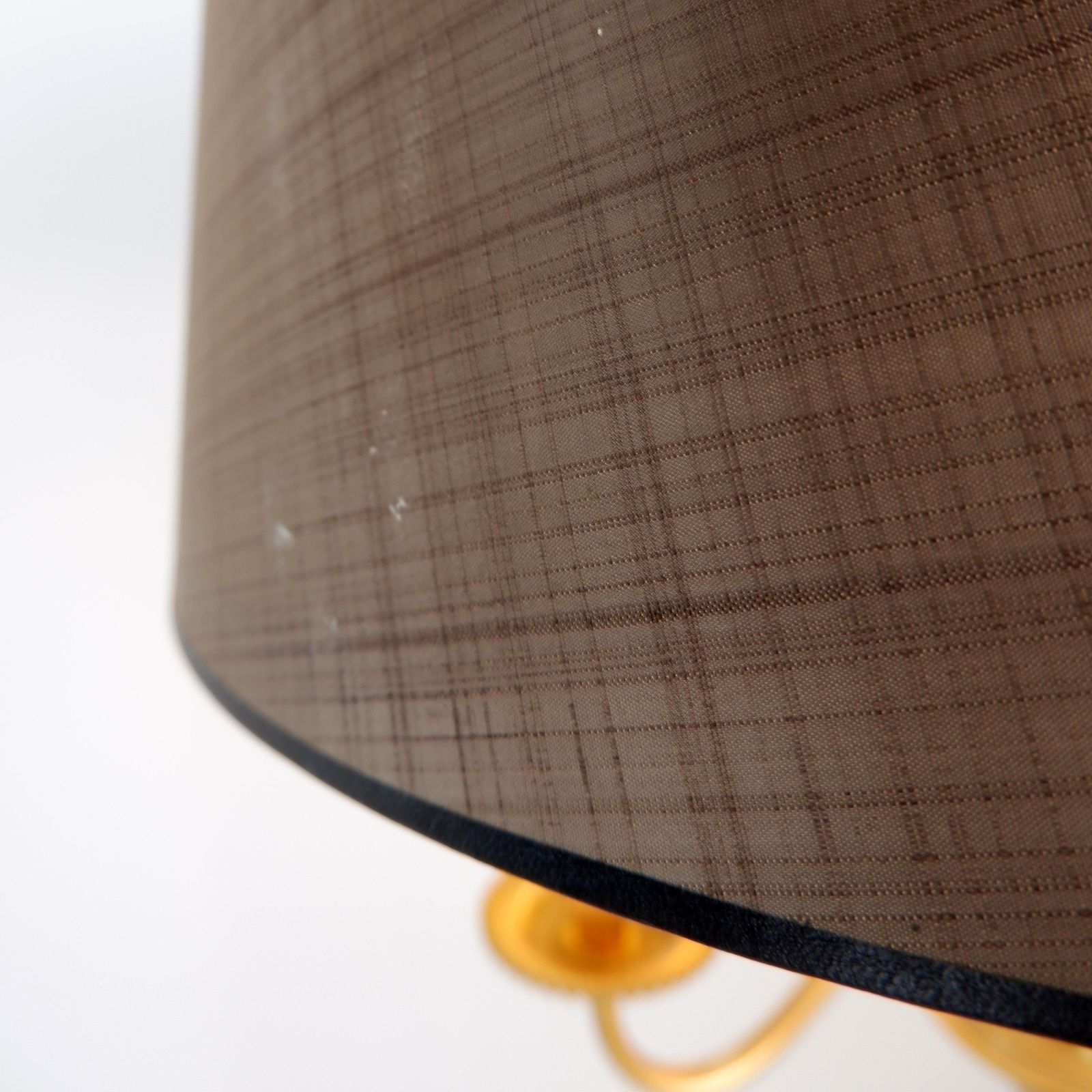 photo for sale Pineapple Brass Floor Lamp In The Style Of Maison Charles, Circa 1970