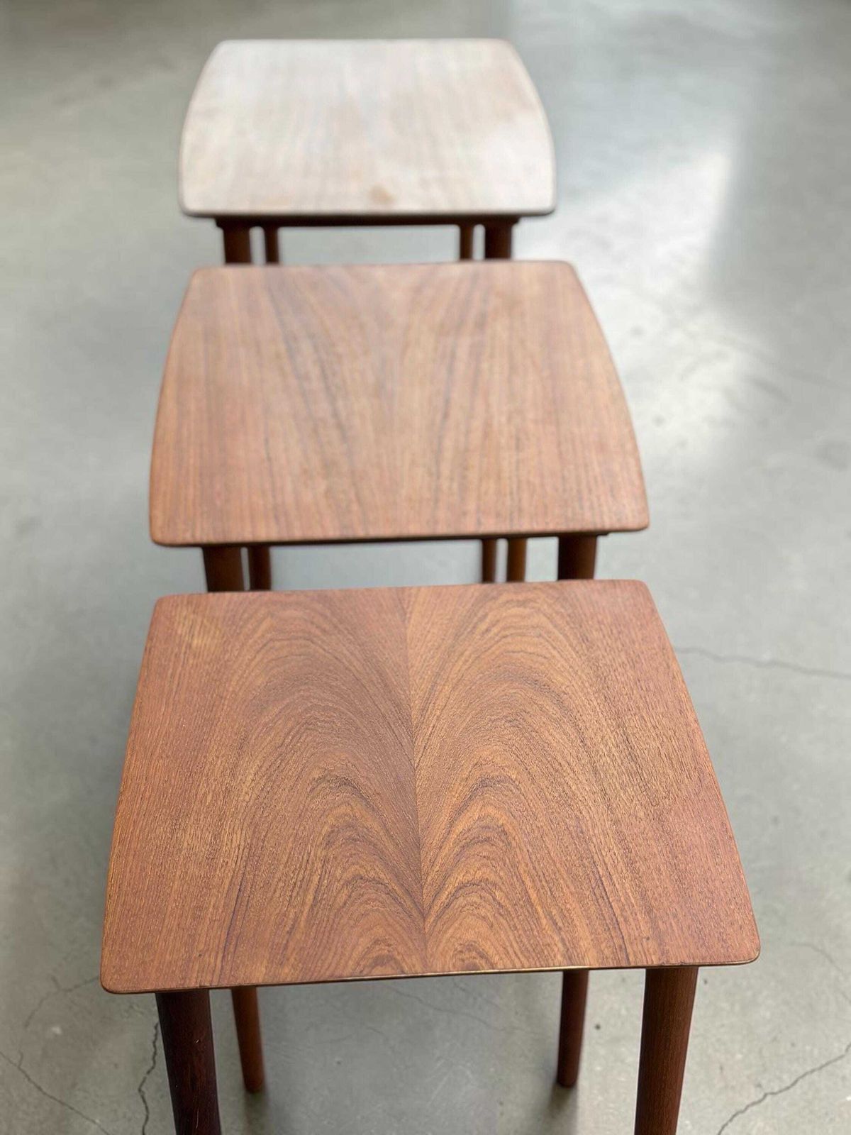 Teak Nest Of Tables, British, Heals C.1960s photo 295.0