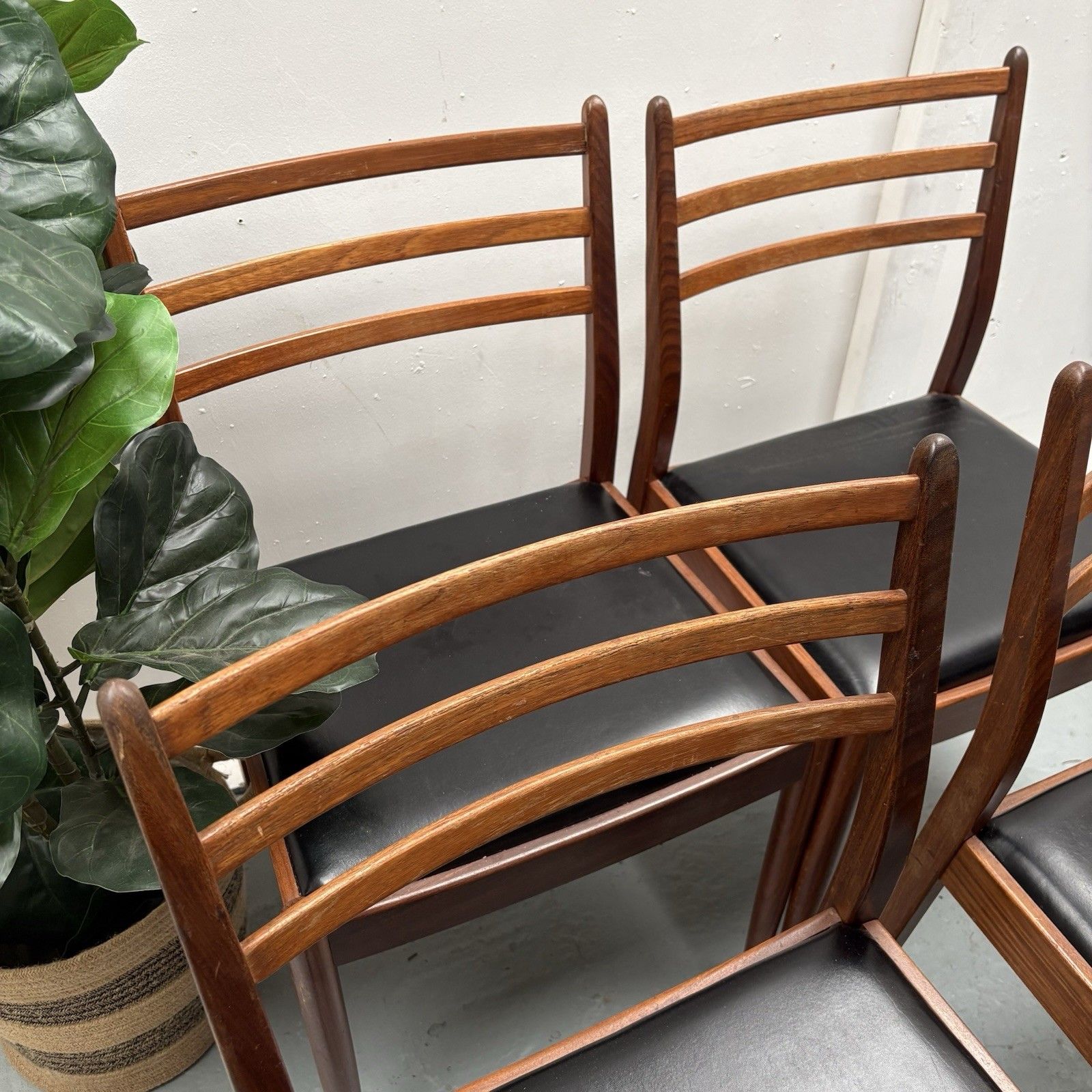 photo furniture Ladderback Teak Dining Chairs By Victor Wilkins For G Plan, 1960s, Set Of 4