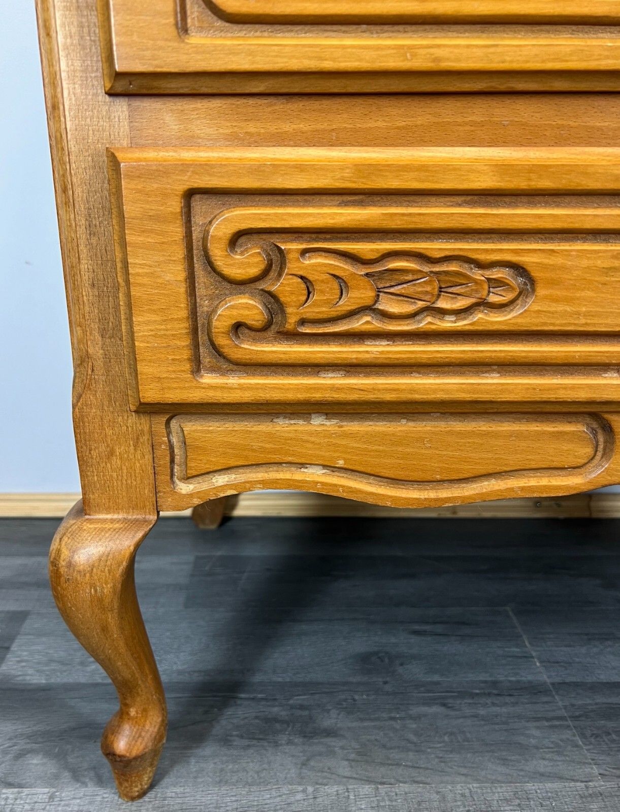 Chest Of Drawers Vintage French Louis XIV Sideboard Carved Cabinet Lot 2932 photo Furniture