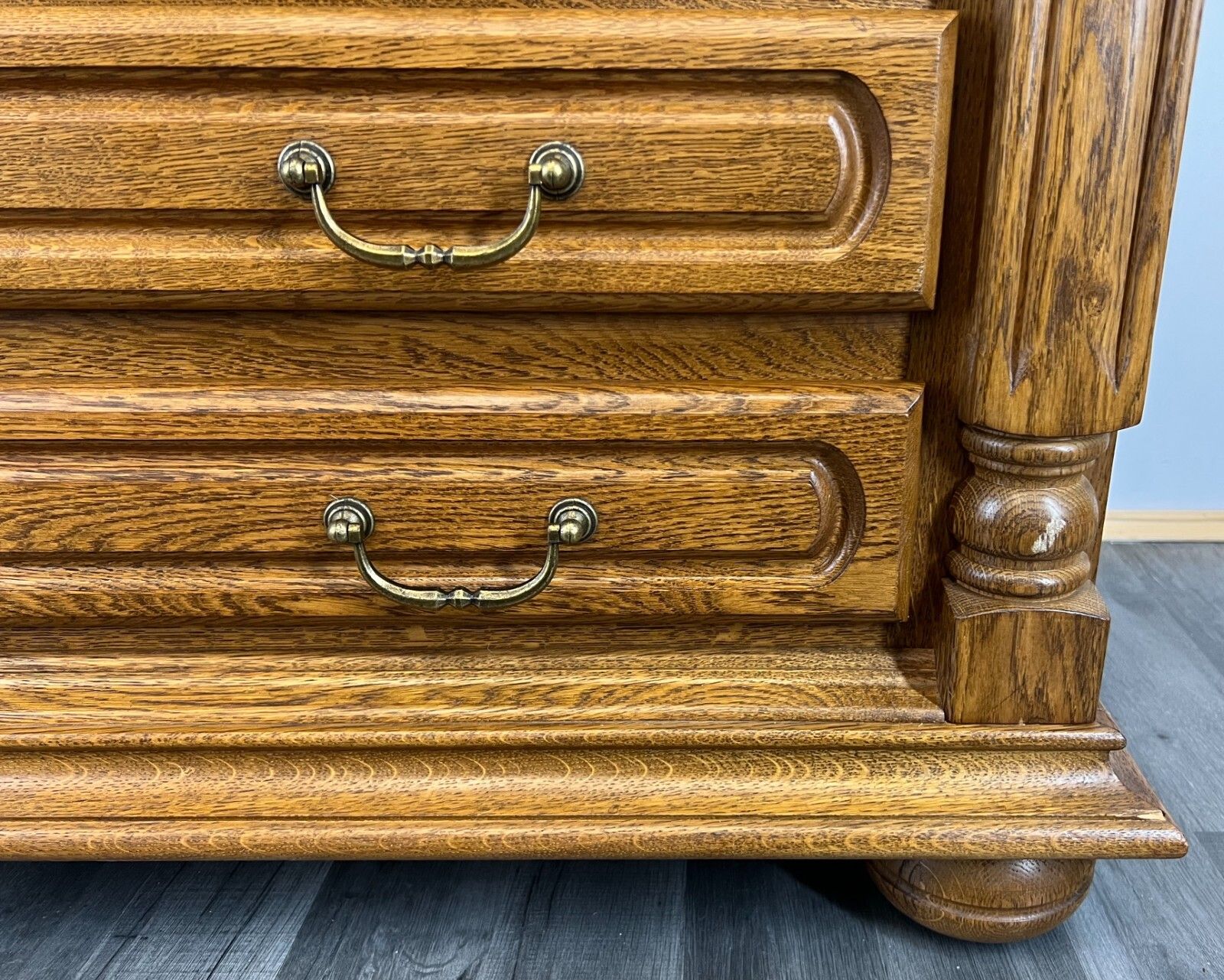 Chest Of Drawers Vintage French Style Sideboard Carved Cabinet Lot 2939 photo 349.0