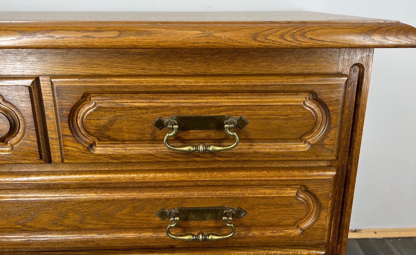 Chest Of Drawers Vintage French Style Sideboard Carved Cabinet Lot 2921 photo 299.0