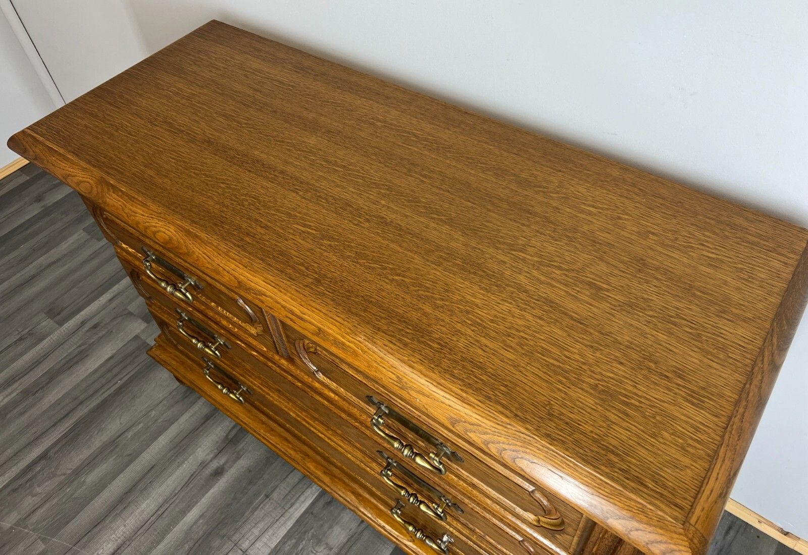 Chest Of Drawers Vintage French Style Sideboard Carved Cabinet Lot 2921 photo vintage