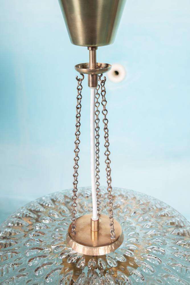 Vintage Glazen Hanglamp, Vitrika Voor Orrefors Glazen Hanglamp photo for sale