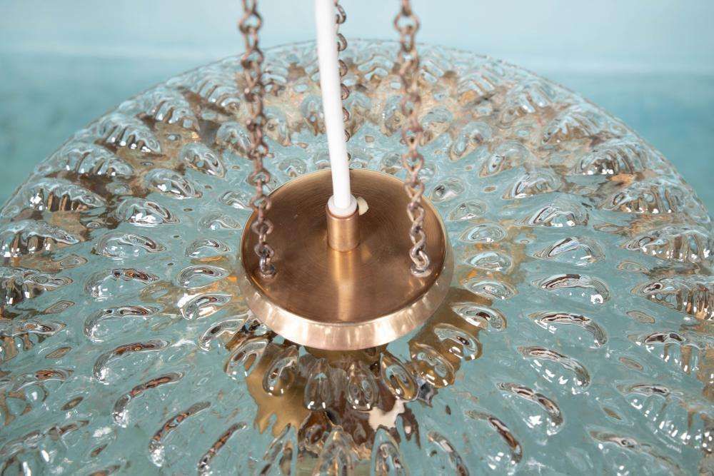 Vintage Glazen Hanglamp, Vitrika Voor Orrefors Glazen Hanglamp photo vintage
