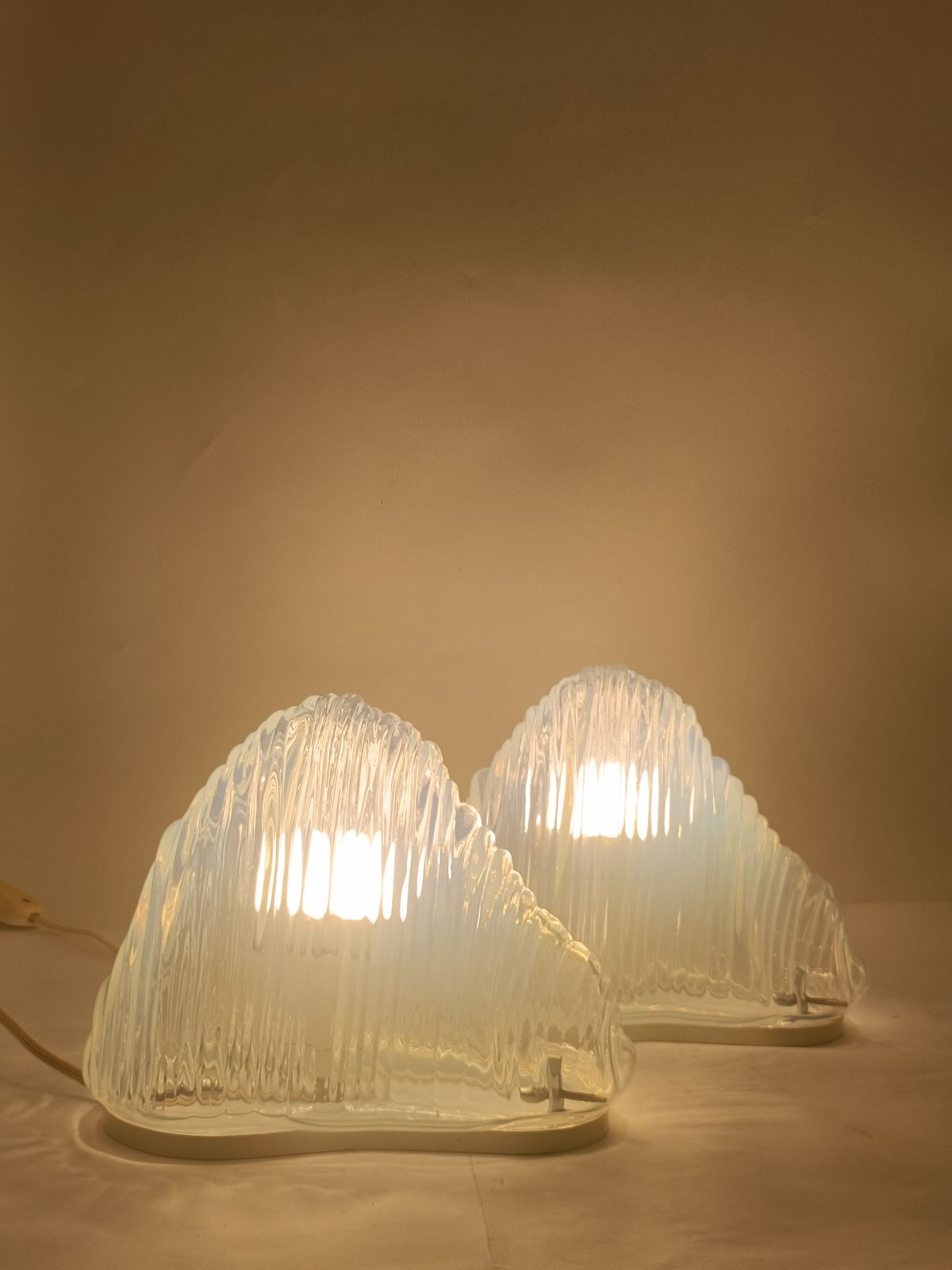 photo furniture Carlo Nason Coppia Di Lampade Da Tavolo Lt301 Mod. "Iceberg" 1960/70