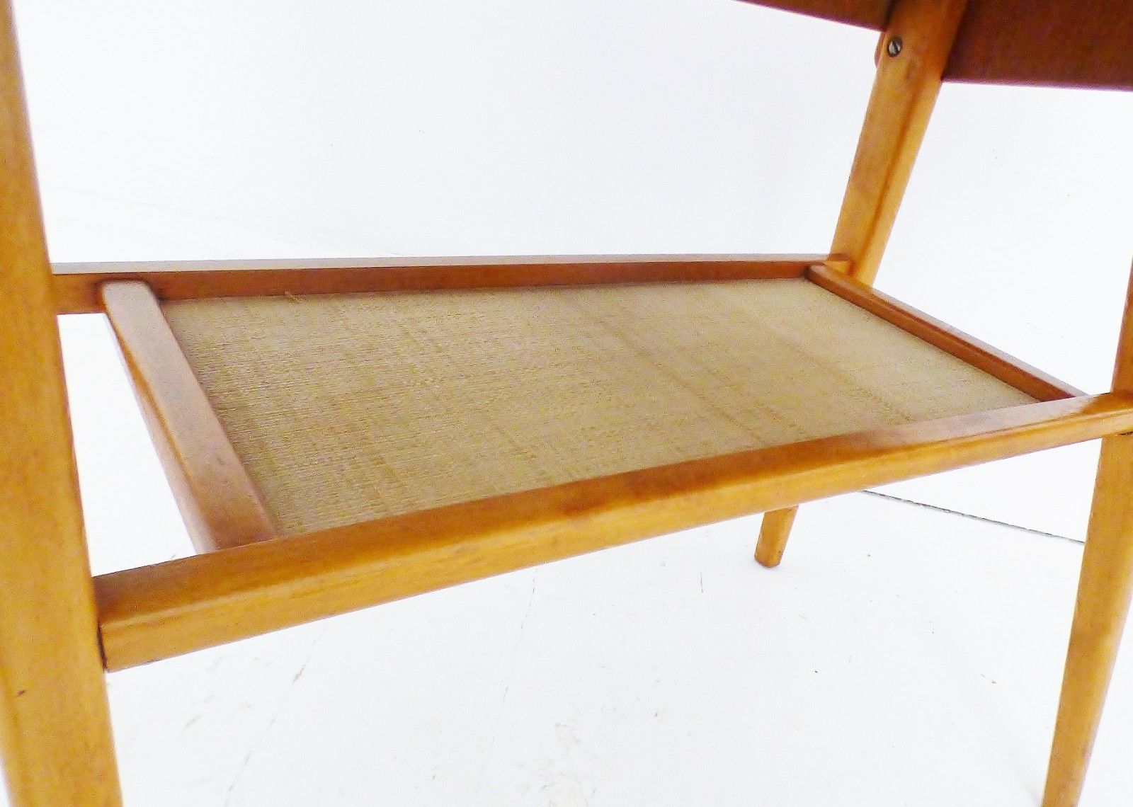 Stunning Pair Vintage Danish Teak  Olholm Mobelfabrik Bedside Chests Tables photo for sale