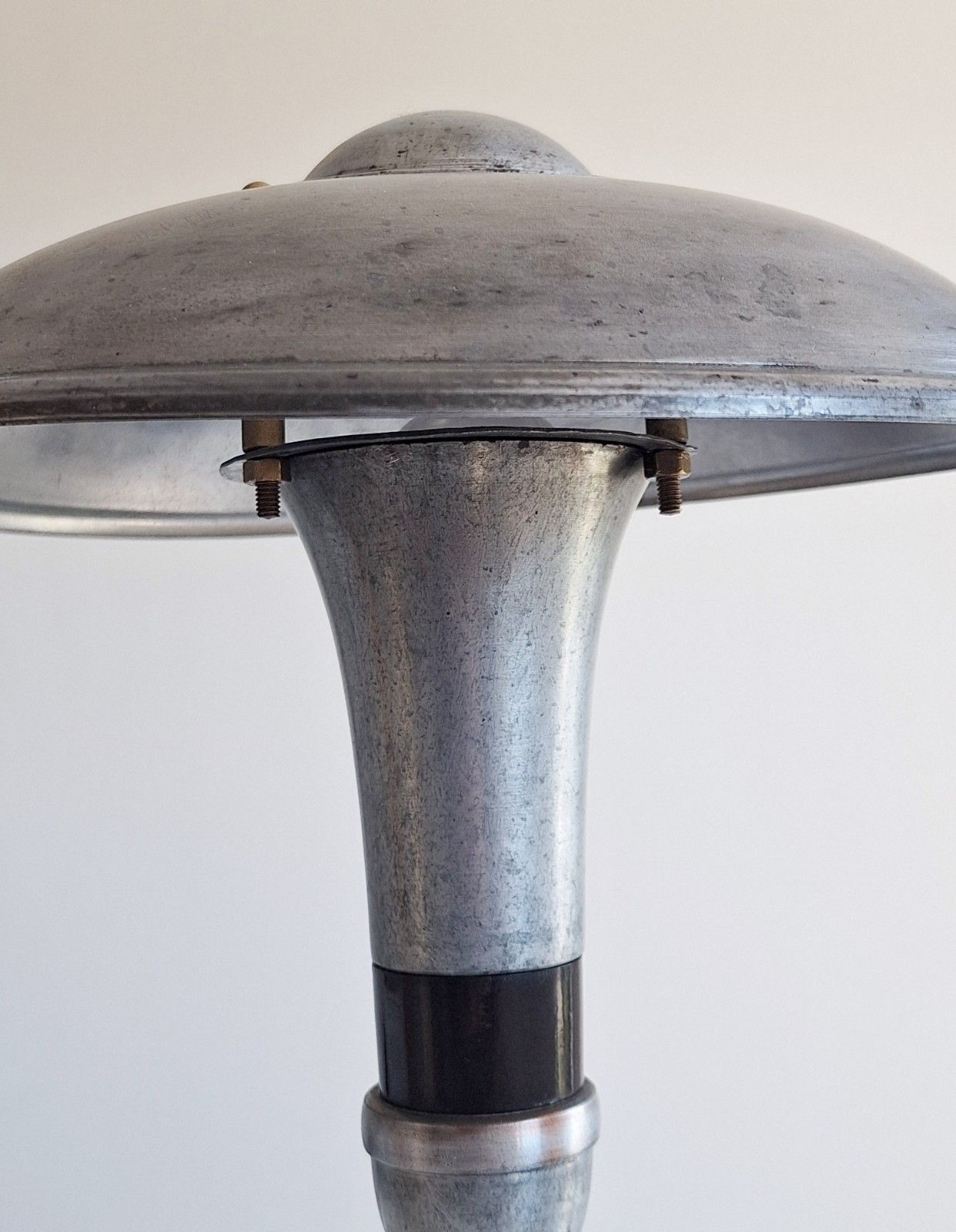Modernist Art Deco Mushroom Lamp, France Circa 1930 photo vinterior