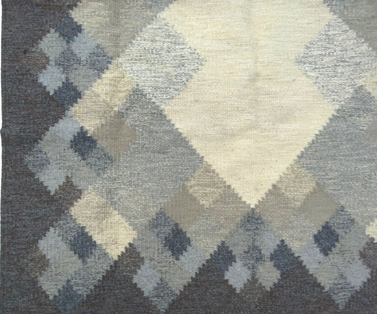 Mid Century Swedish Kilim Röllakan Rug By Brita Svefors For Axeco Svenska 1960s photo vinterior